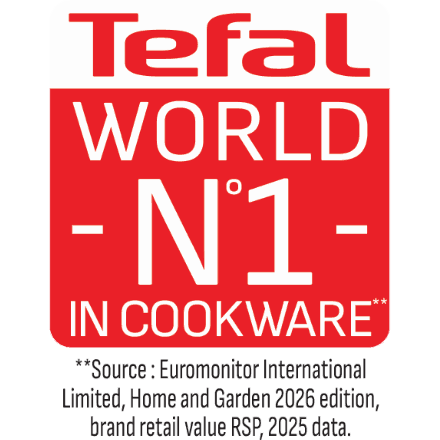 Tefal World #1 in Cookware 2025