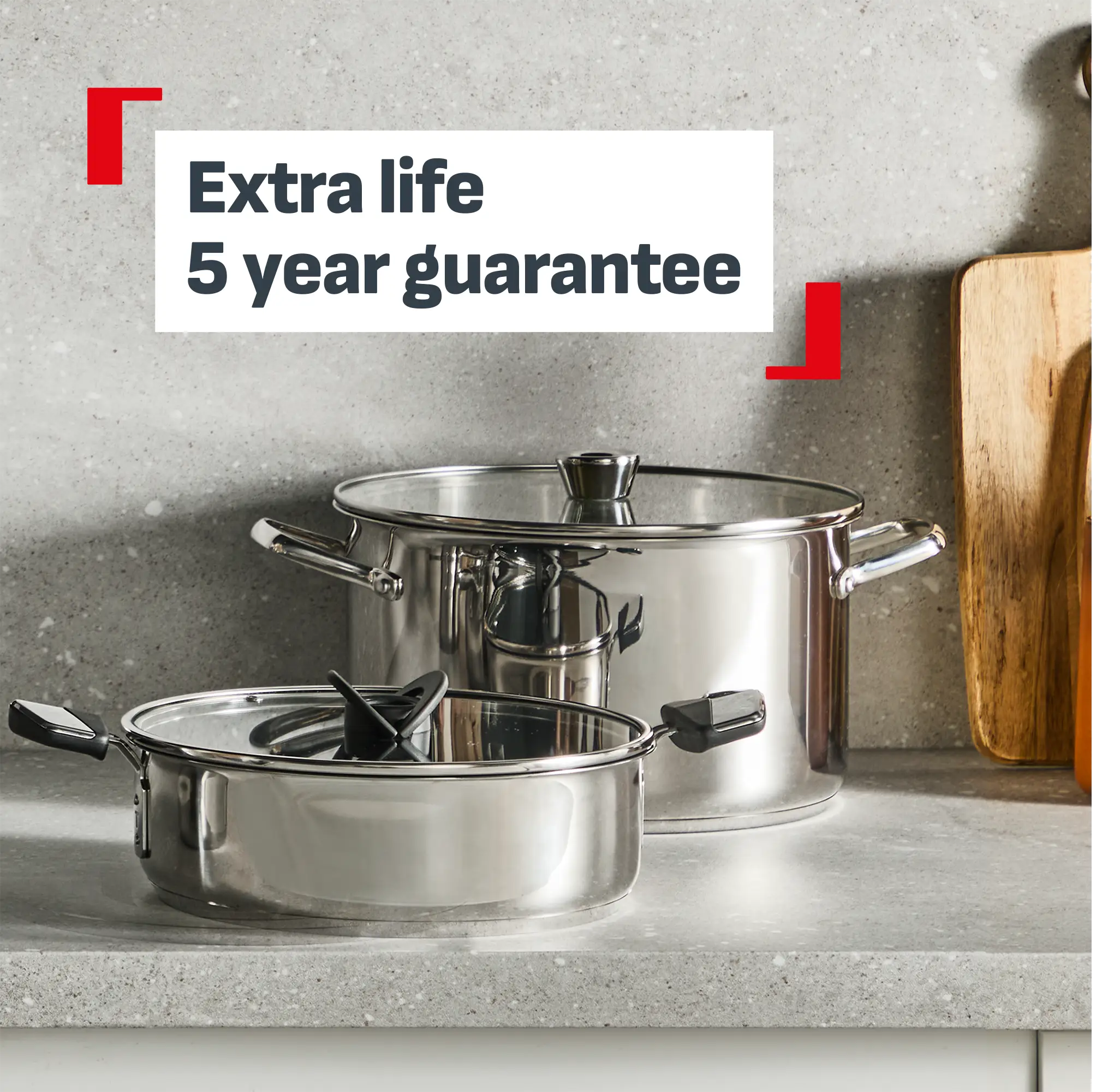 Tefal Space+ Emotion+ XL Induction Stainless Steel Big Pot 13.8L