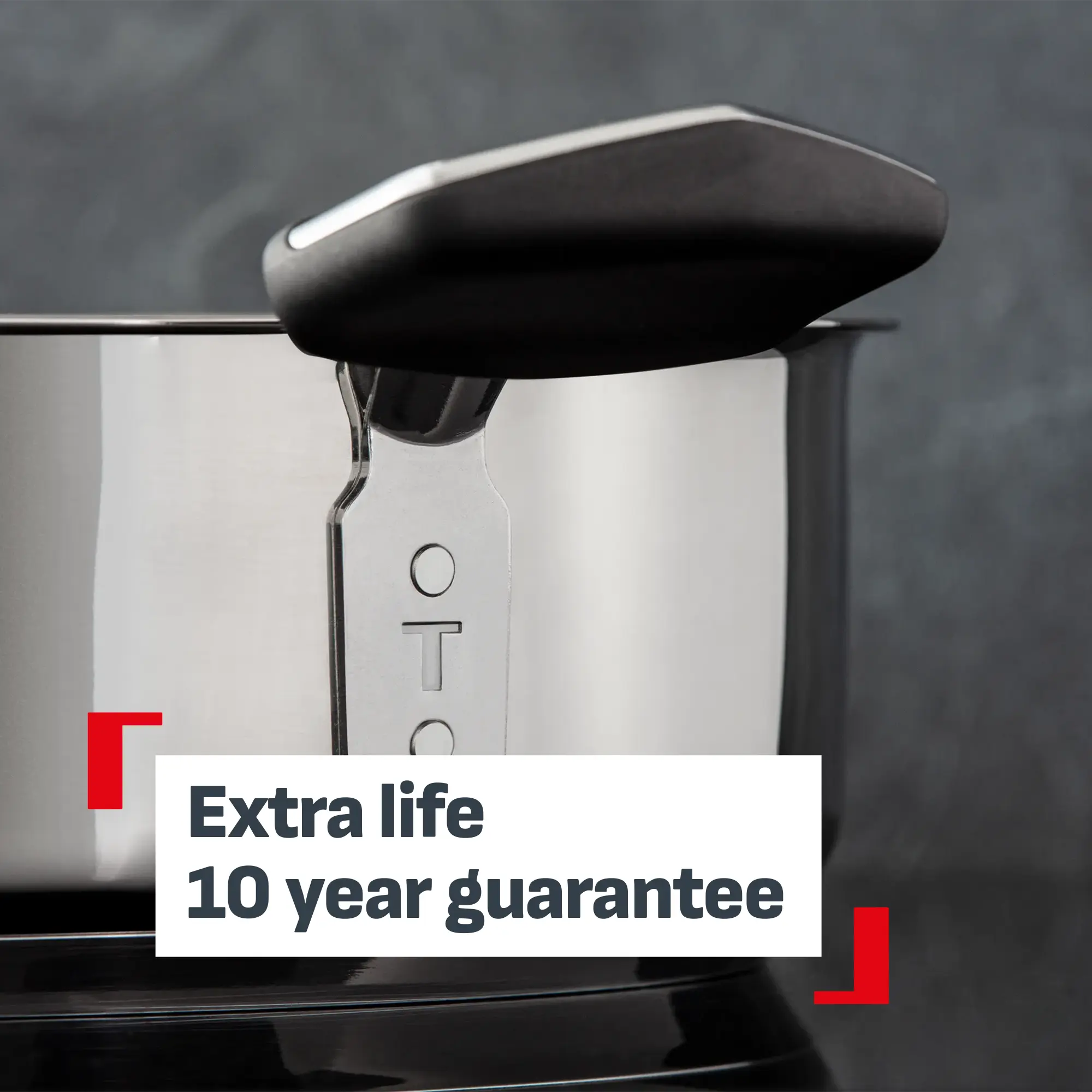 Tefal Space+ Emotion+ Induction Stainless Steel Non-Stick Shallowpan 26cm + Lid