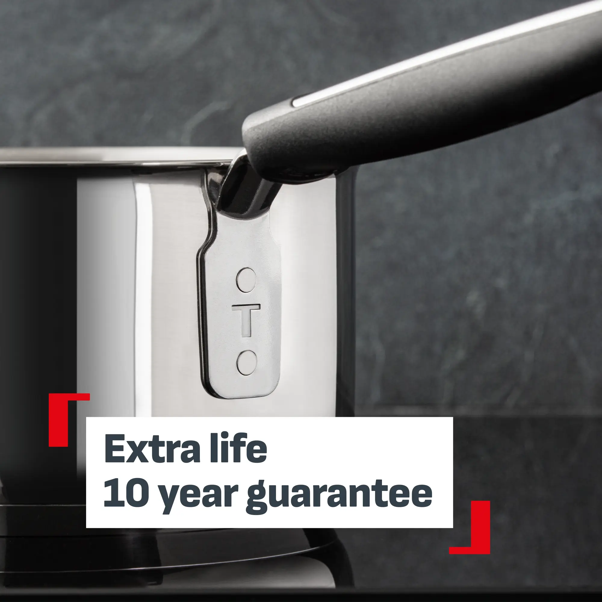 Tefal Space+ Emotion+ Induction Stainless Steel Uncoated Saucepan 16cm + Lid