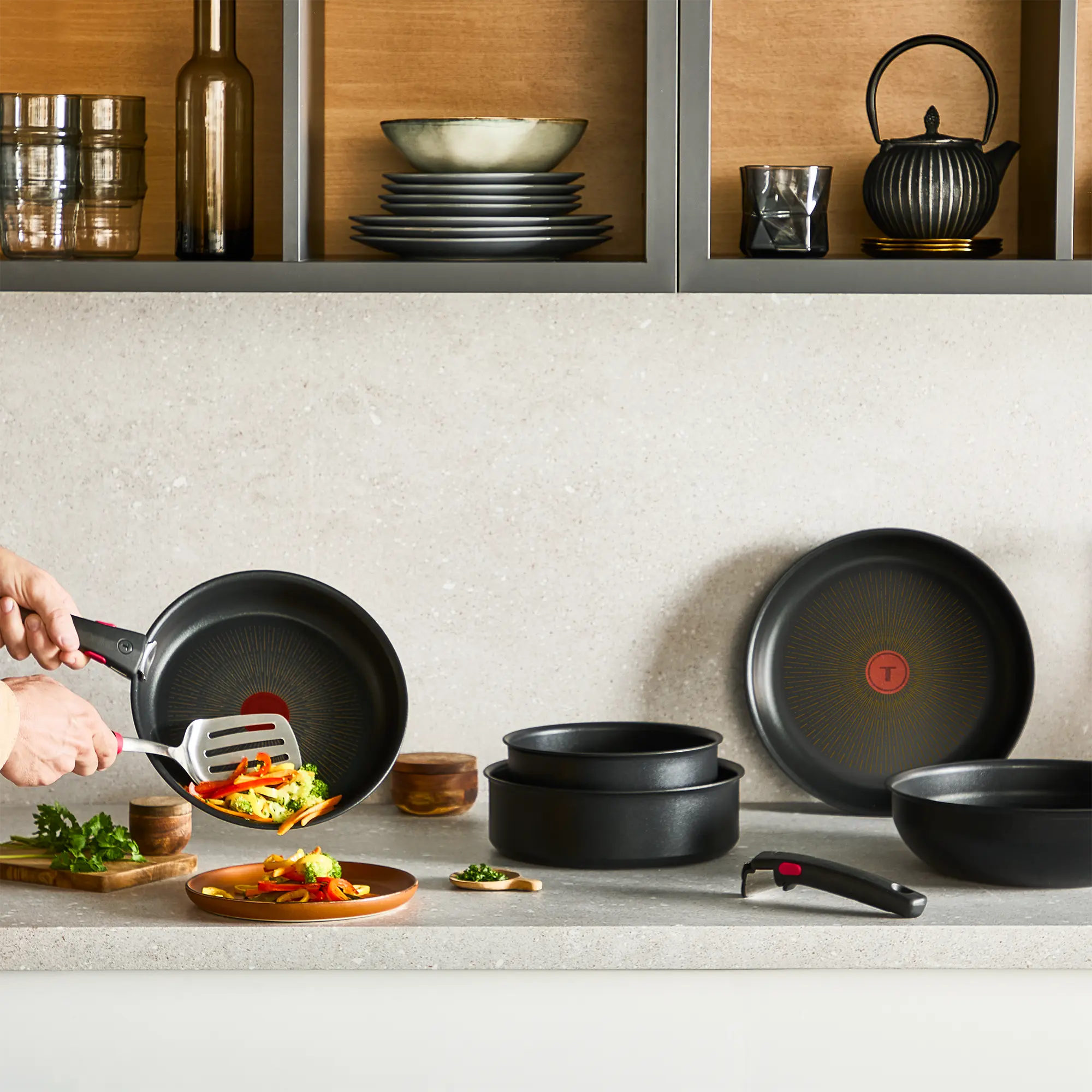 Tefal Ingenio Excellence Fusion Induction Non-Stick 3pc Set