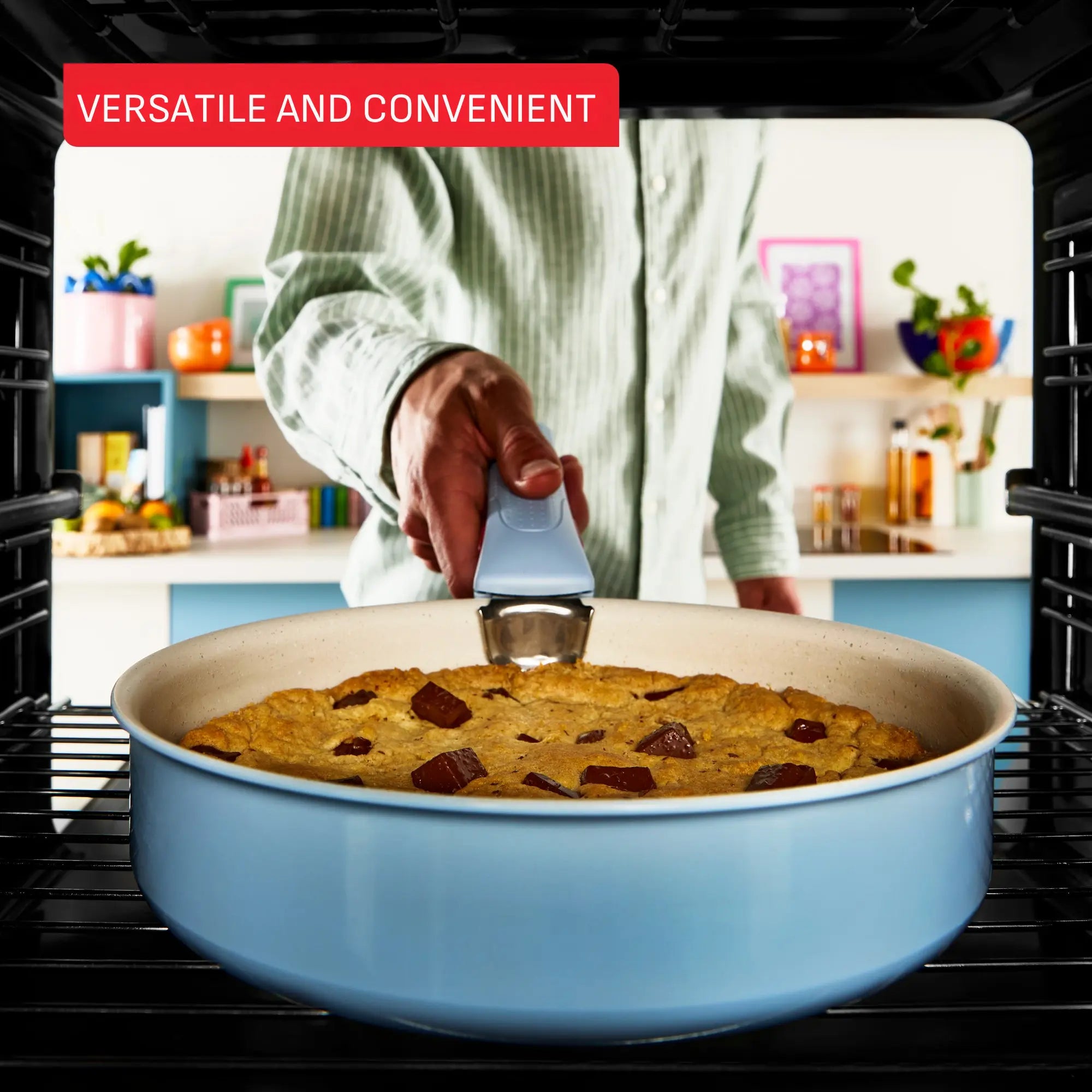 Tefal Ingenio Serenity Induction Non-Stick Calm Blue 11pc Set versatile adn convenient