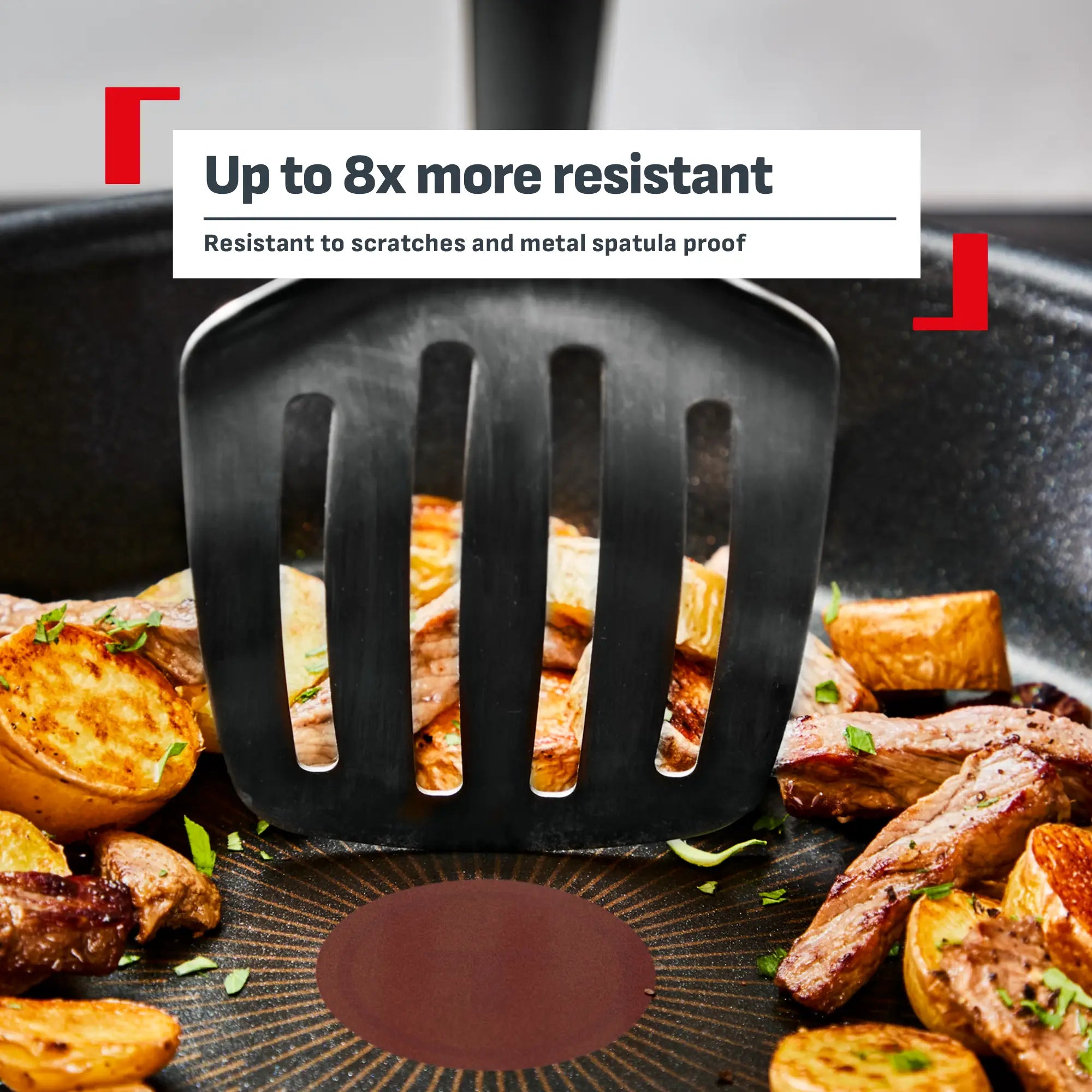 Tefal Space+ Excellence+ Induction Non-Stick Shallowpan 28cm 8x more resistant