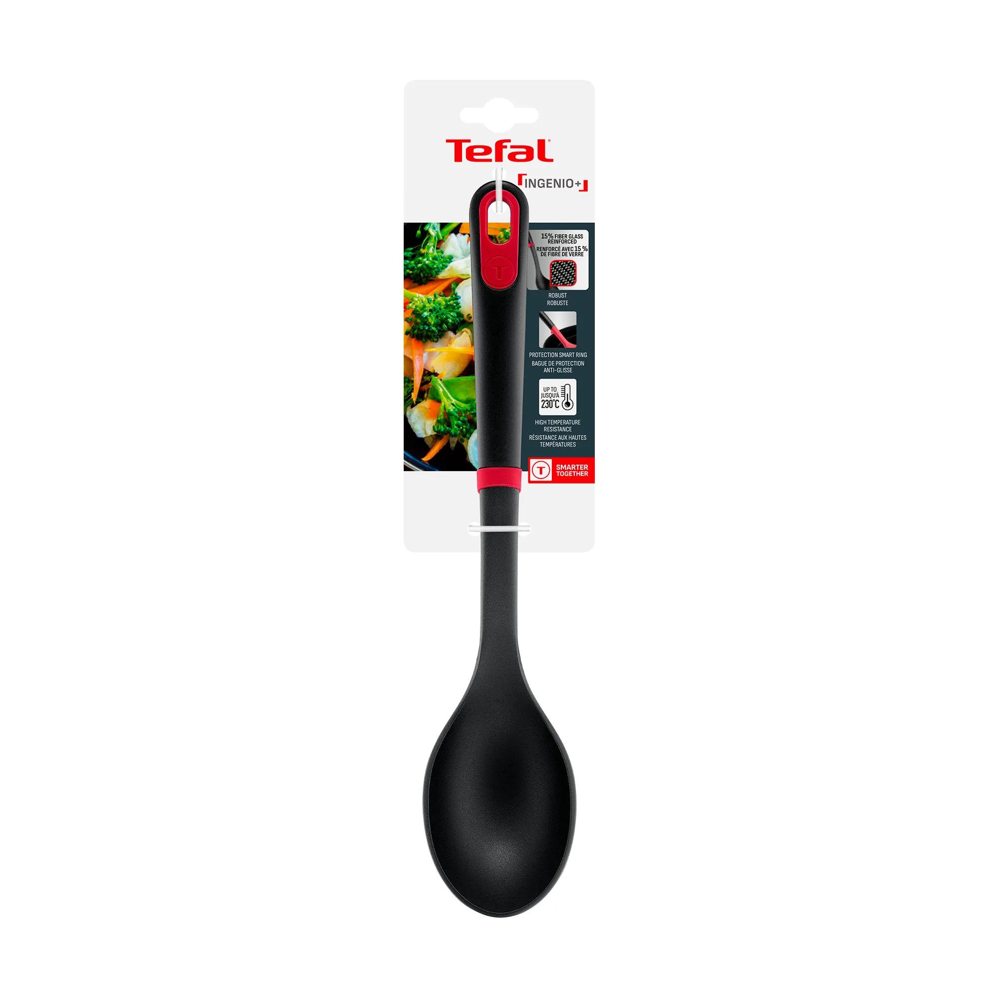 Tefal Ingenio+ Nylon Spoon Red/Black K1980334
