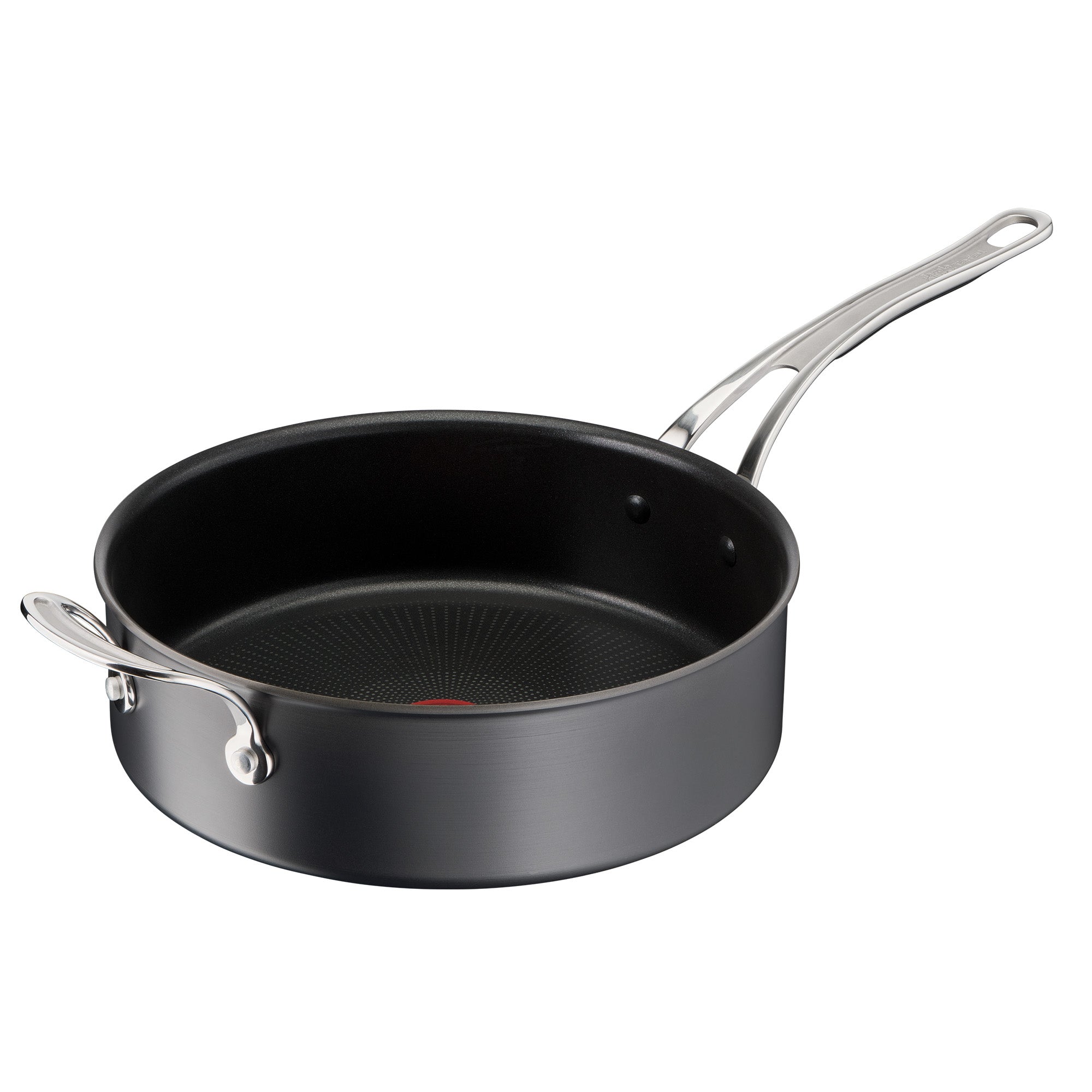 Jamie Oliver by Tefal Cooks Classic Non-Stick Induction Hard Anodised Sautepan + Lid 26cm