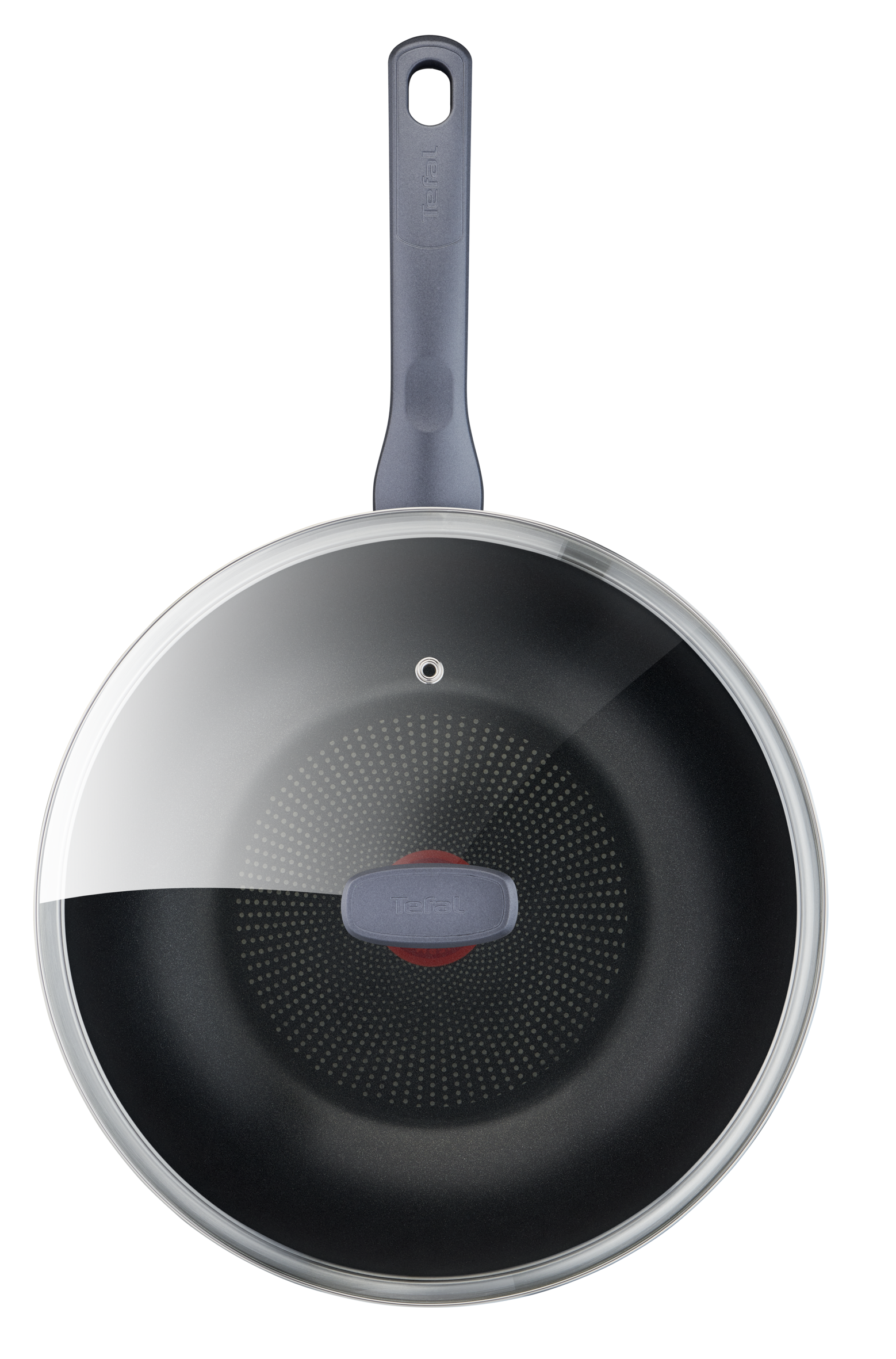 Tefal Daily Cook Stainless Steel Induction Non-Stick Wok 28cm + Lid