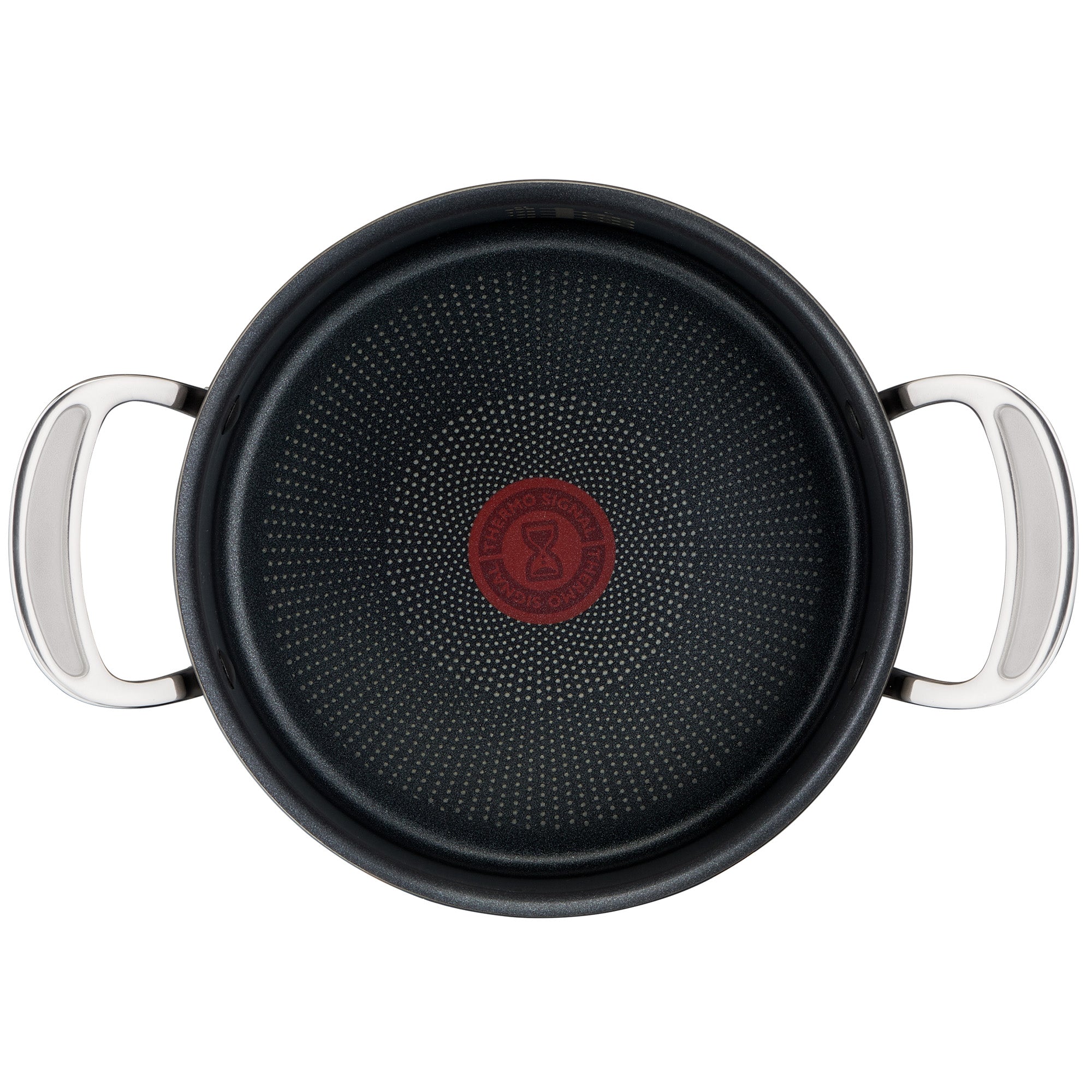 Jamie Oliver by Tefal Cooks Classic Non-Stick Induction Hard Anodised Stewpot + Lid 24cm/5L