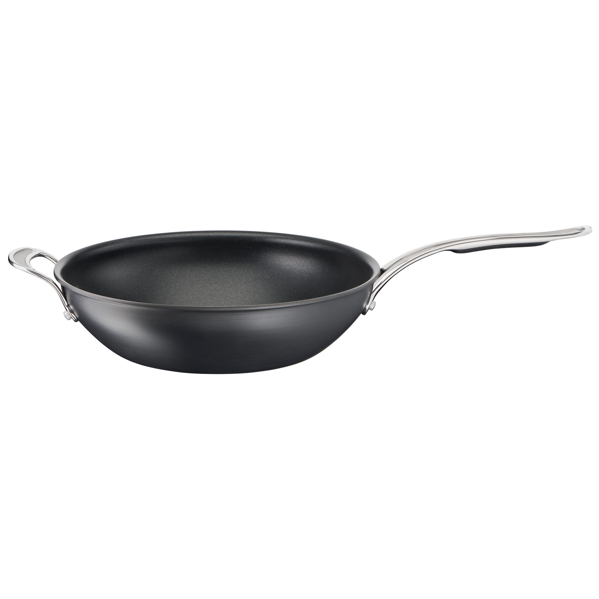 Jamie Oliver by Tefal Cooks Classic Non-Stick Induction Hard Anodised Wok 30cm