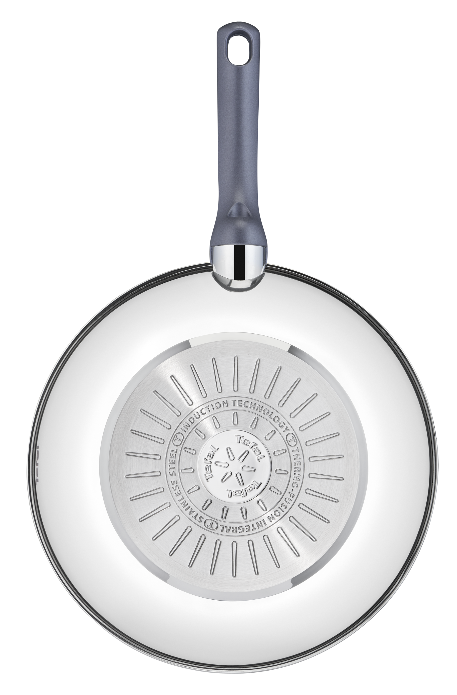 Tefal Daily Cook Stainless Steel Induction Non-Stick Wok 28cm + Lid