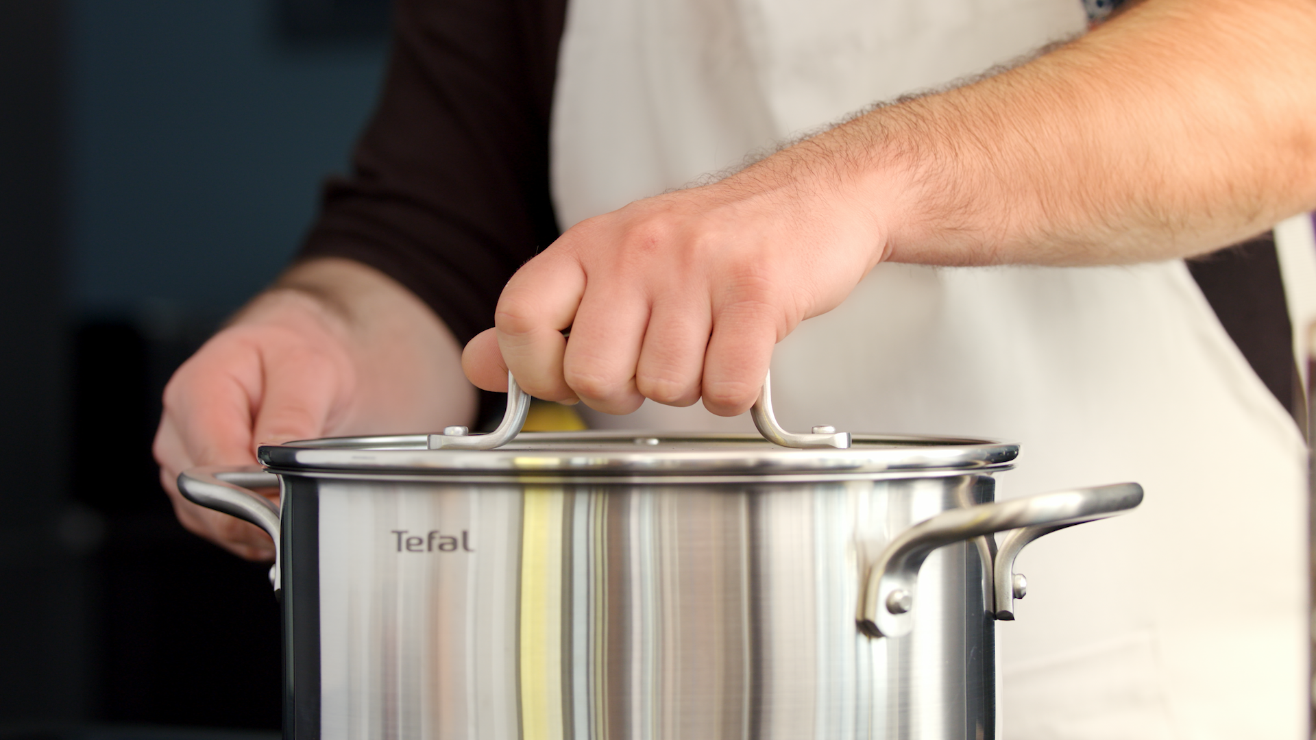 Tefal Virtuoso Stainless Steel Induction Stewpot 24cm/4.7L + Lid