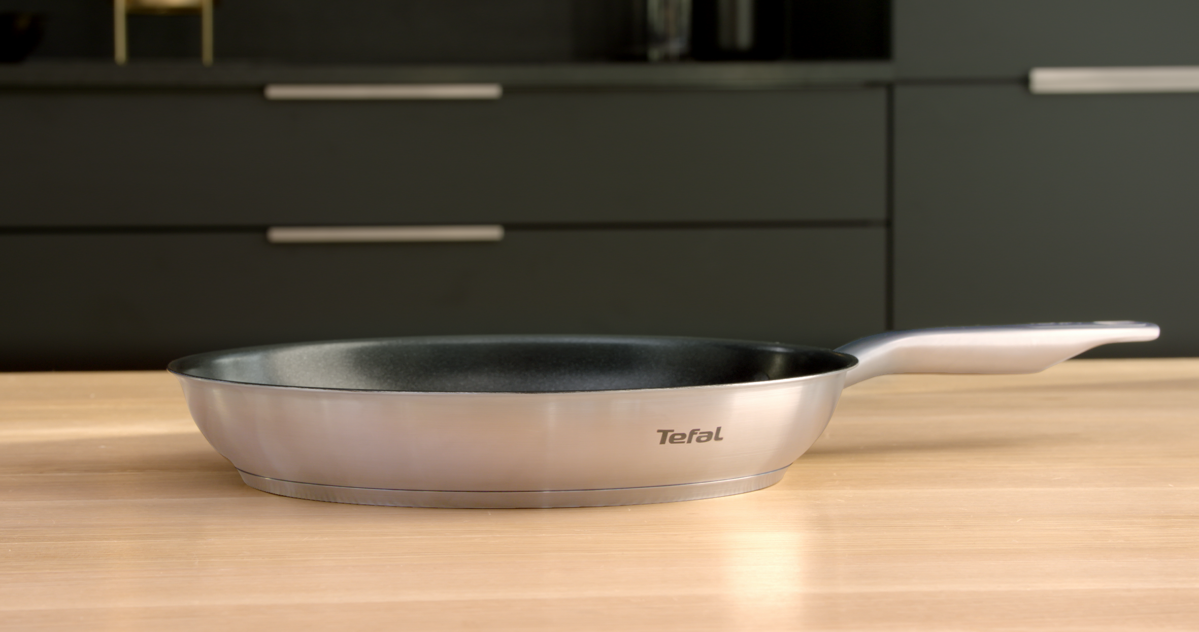 Tefal Virtuoso Stainless Steel Induction Non-Stick Frypan 30cm