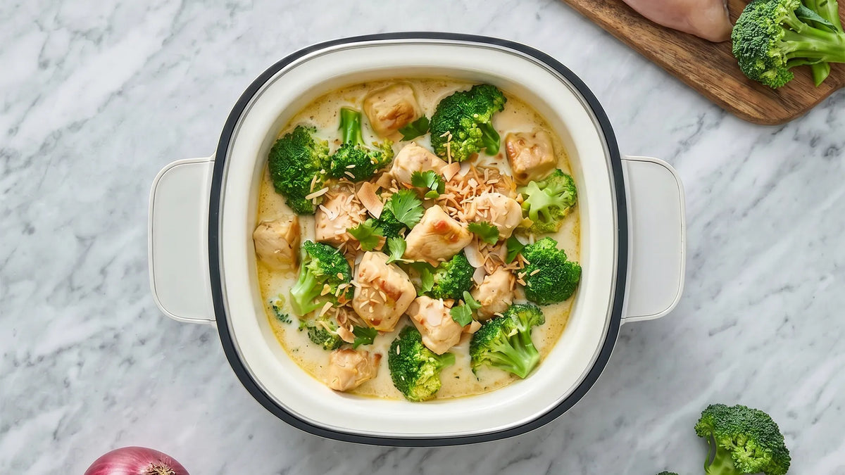 Chicken Coconut Curry with Broccoli | Tefal YumMeal Recipe