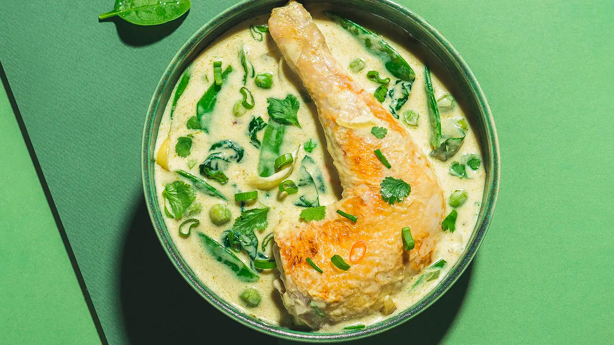 Green Chicken Curry with Peas | Tefal Recipe