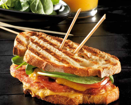 OptiGrill Grilled Club Sandwich with Bacon
