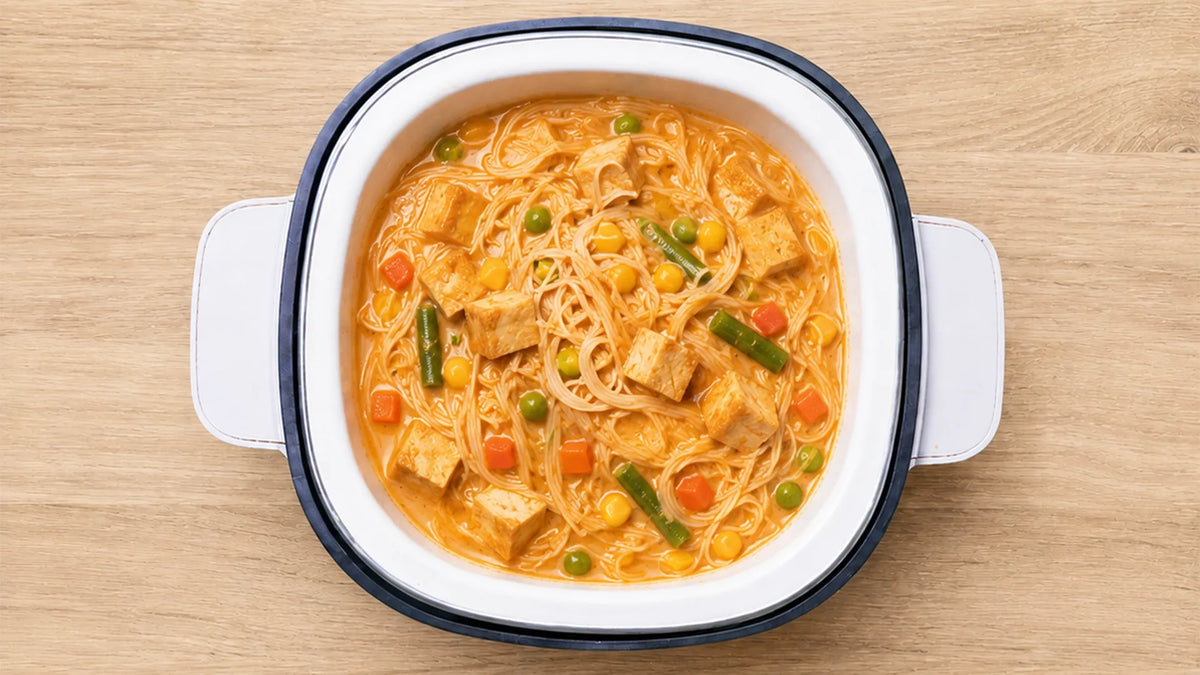 Red Curry Noodles with Tofu | Tefal YumMeal Recipe