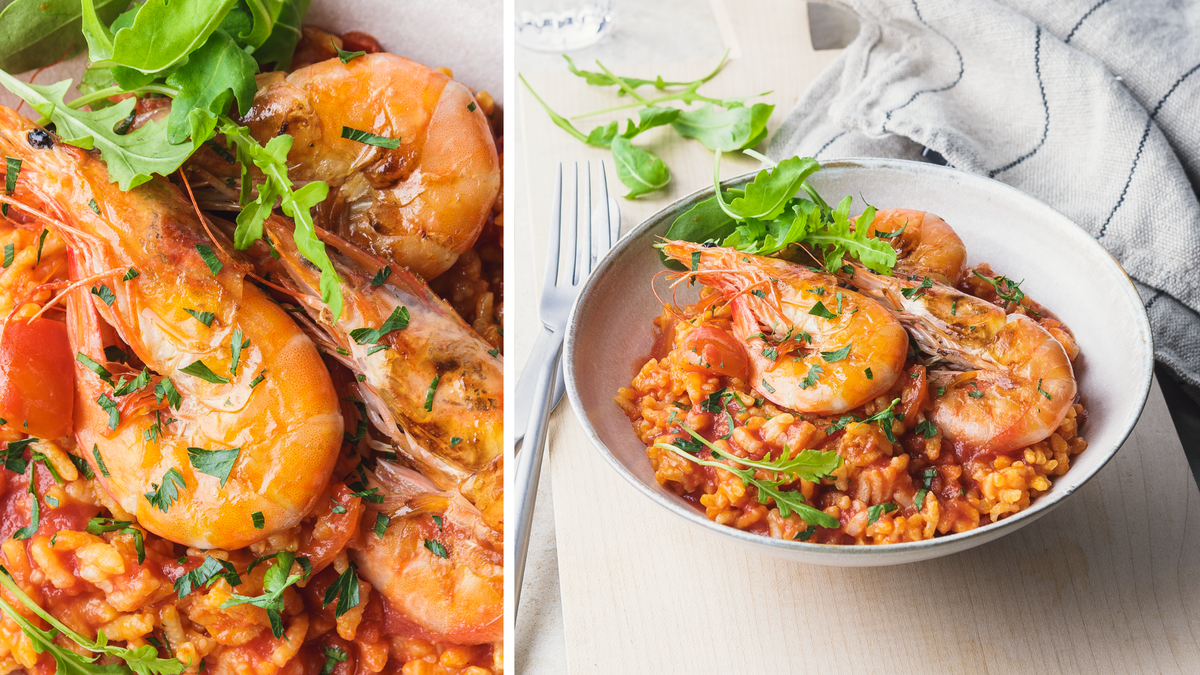 20-Minute Prawns with Tomato Rice | Tefal Recipe