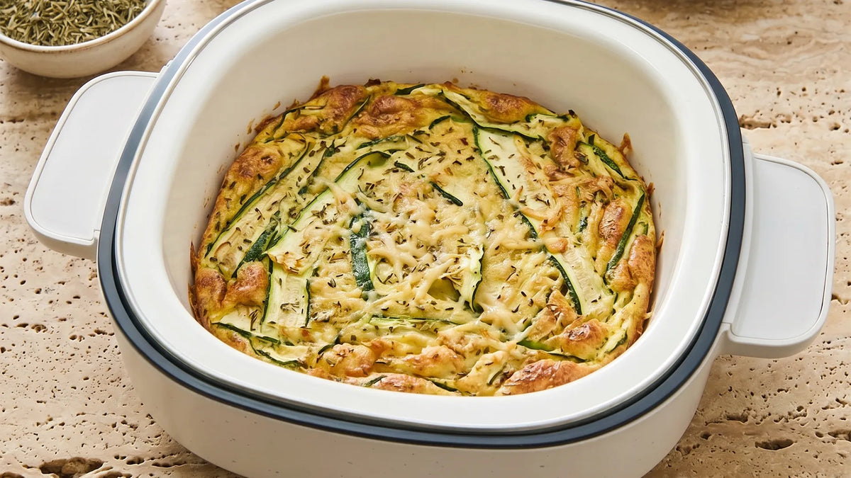 Zucchini and Cheese Patty | Tefal YumMeal Recipe