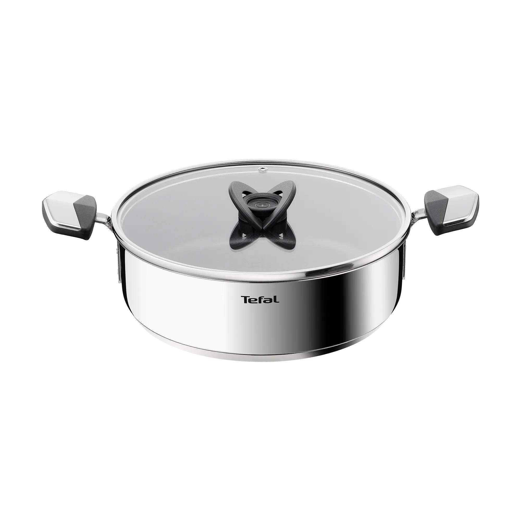 Tefal Space+ Emotion+ Induction Stainless Steel Non-Stick Shallowpan 26cm + Lid