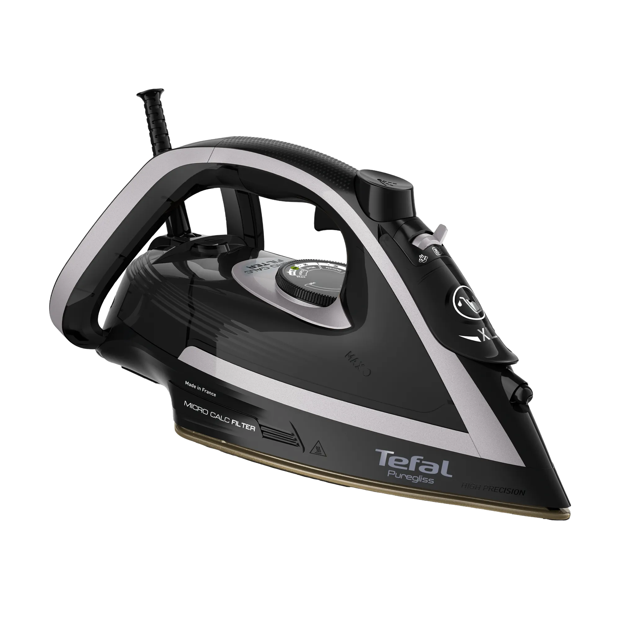 Tefal Puregliss Anti-Calc Shady & Black Steam Iron FV8062