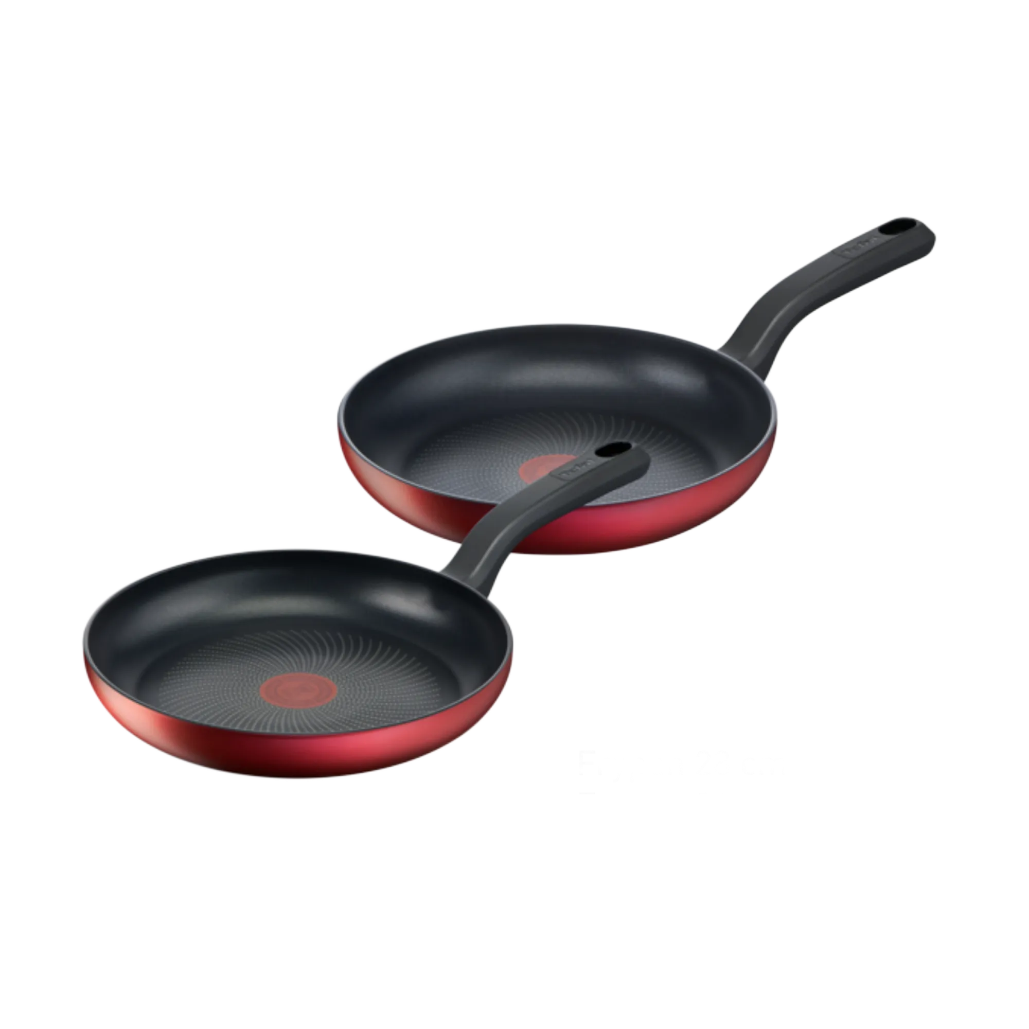 Tefal Red Delight Induction Twin Pack Frypans 24/28cm