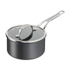 Jamie Oliver by Tefal Cooks Classic Non-Stick Induction Hard Anodised Saucepan + Lid 18cm