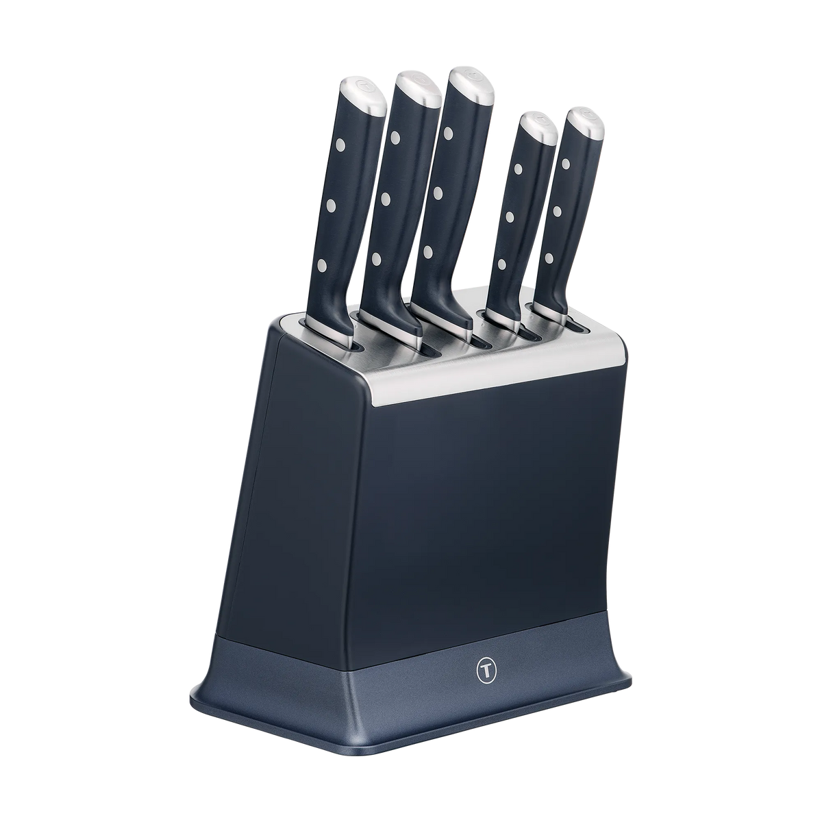 Tefal Eversharp Pro Knife Block 5pc Set + Block with Integrated Sharpener