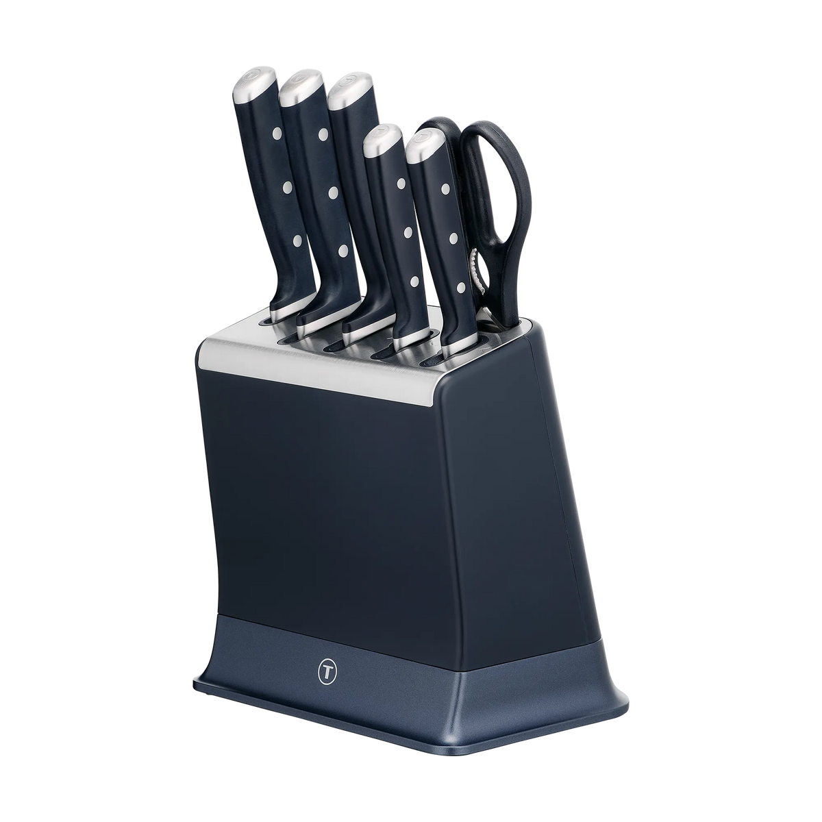 Tefal Eversharp Pro Knife Block 6pc Set + Block with Integrated Sharpener