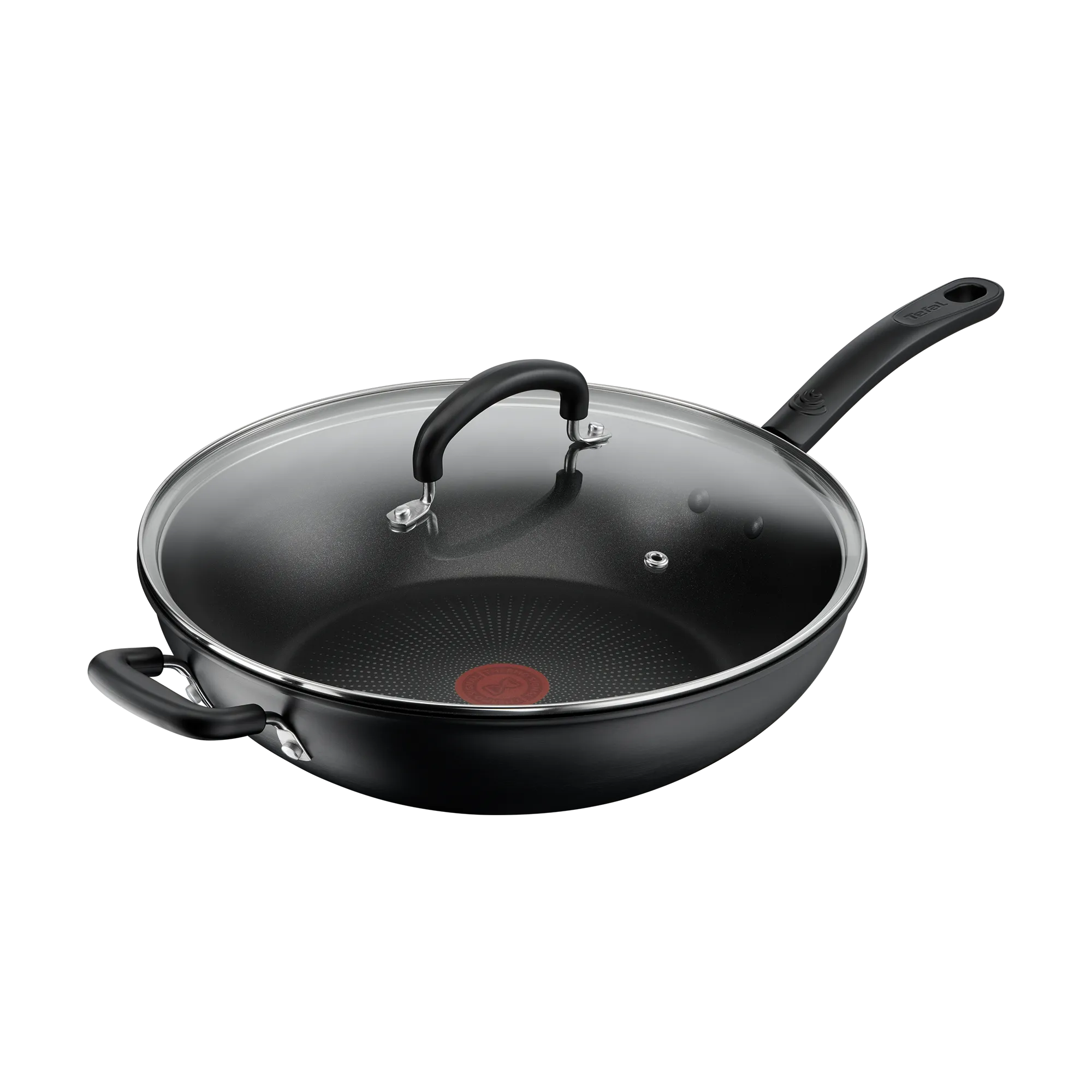 Tefal Specialty Hard Anodised Non-Stick Wok 32cm + Lid
