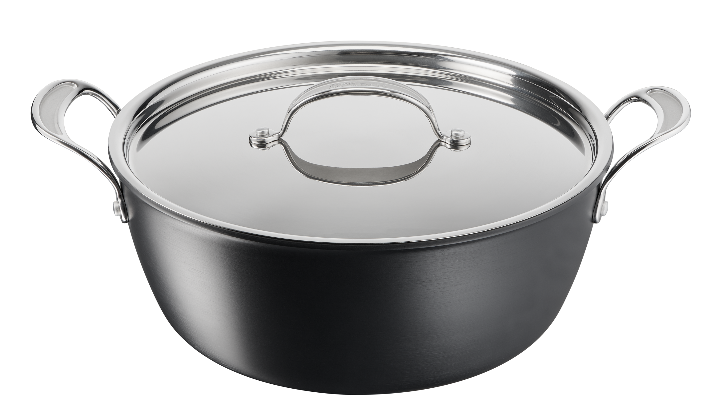 Jamie Oliver by Tefal Cooks Classic Induction Hard Anodised Big Batch Pan 30cm/7.2L + Lid