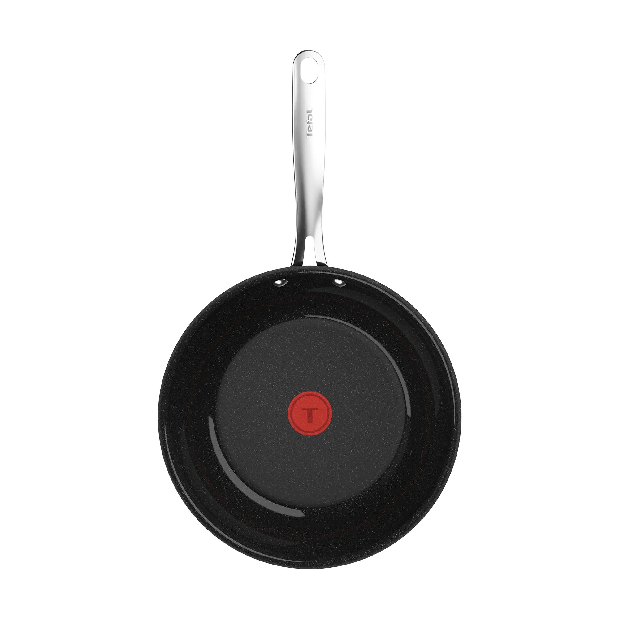 Tefal Excellence+ Ceramic Induction Non-Stick Wok 28cm top view interior ceramic coating