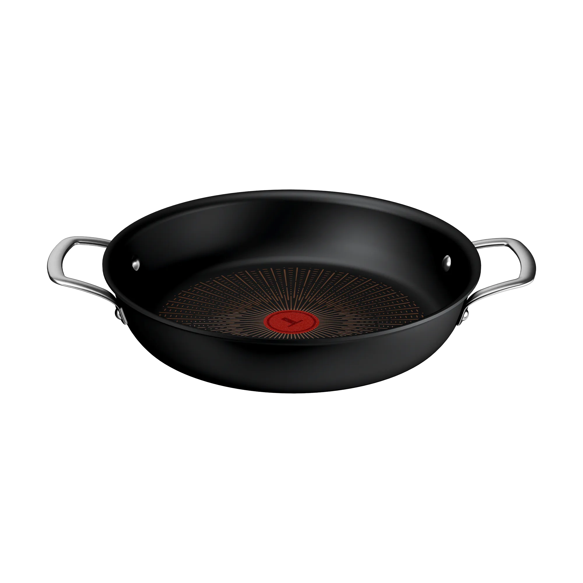 Tefal Excellence+ Induction FusionCore Non-Stick All-In-One Pan 28cm with lid removed