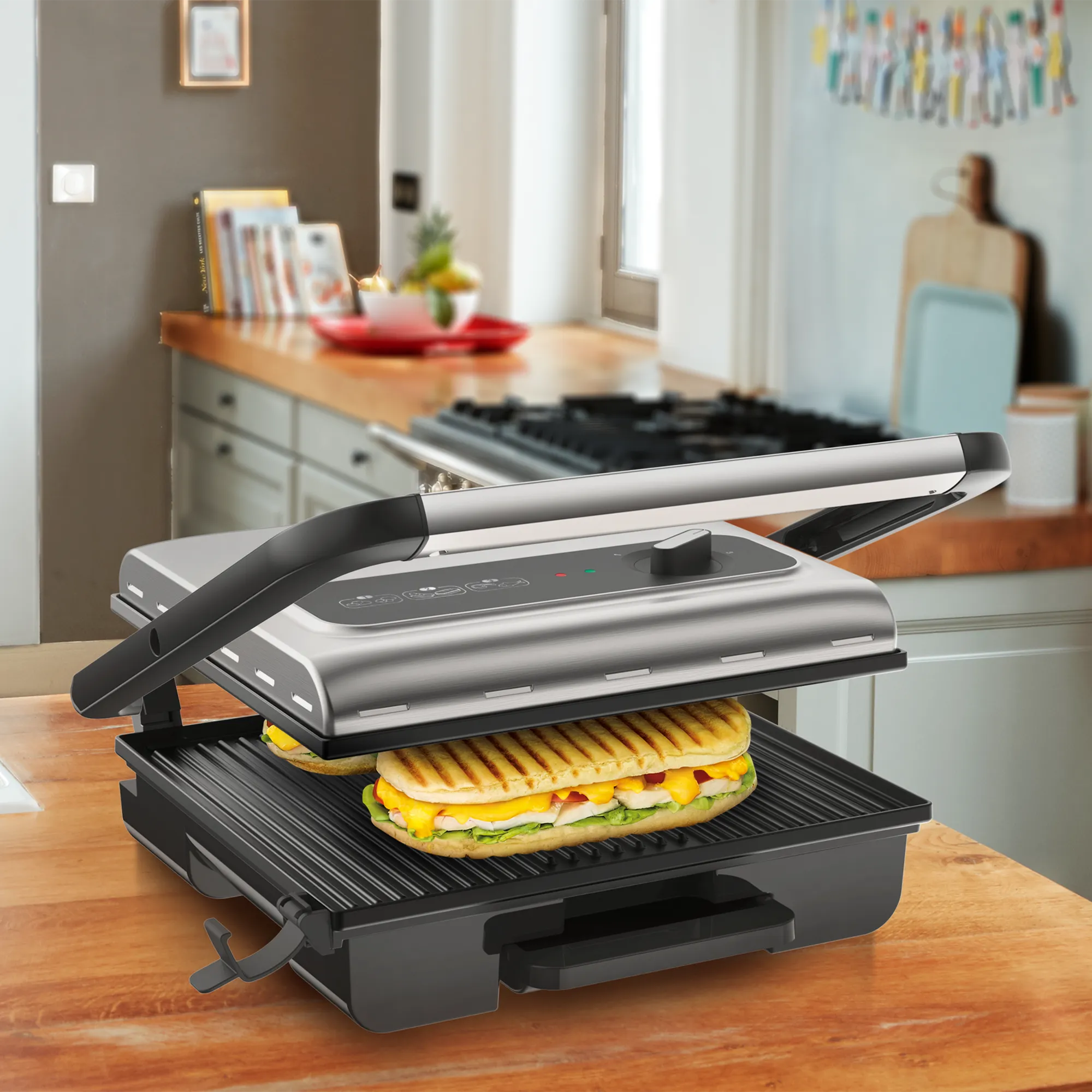 Tefal Inicio Adjust Panini Grill GC242D