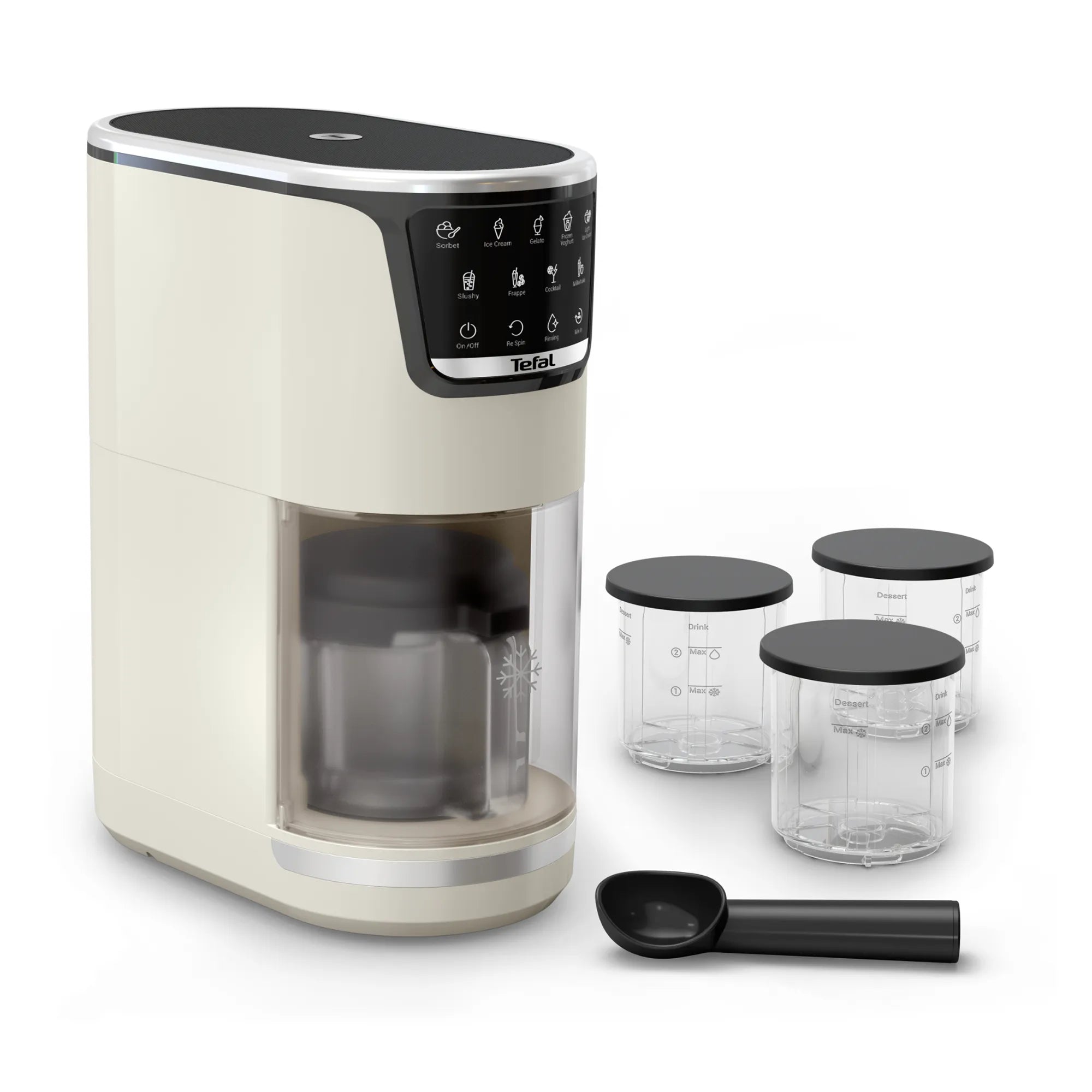 Tefal Dolci Rise Ice Cream Maker with Bonus Nesquik Tins