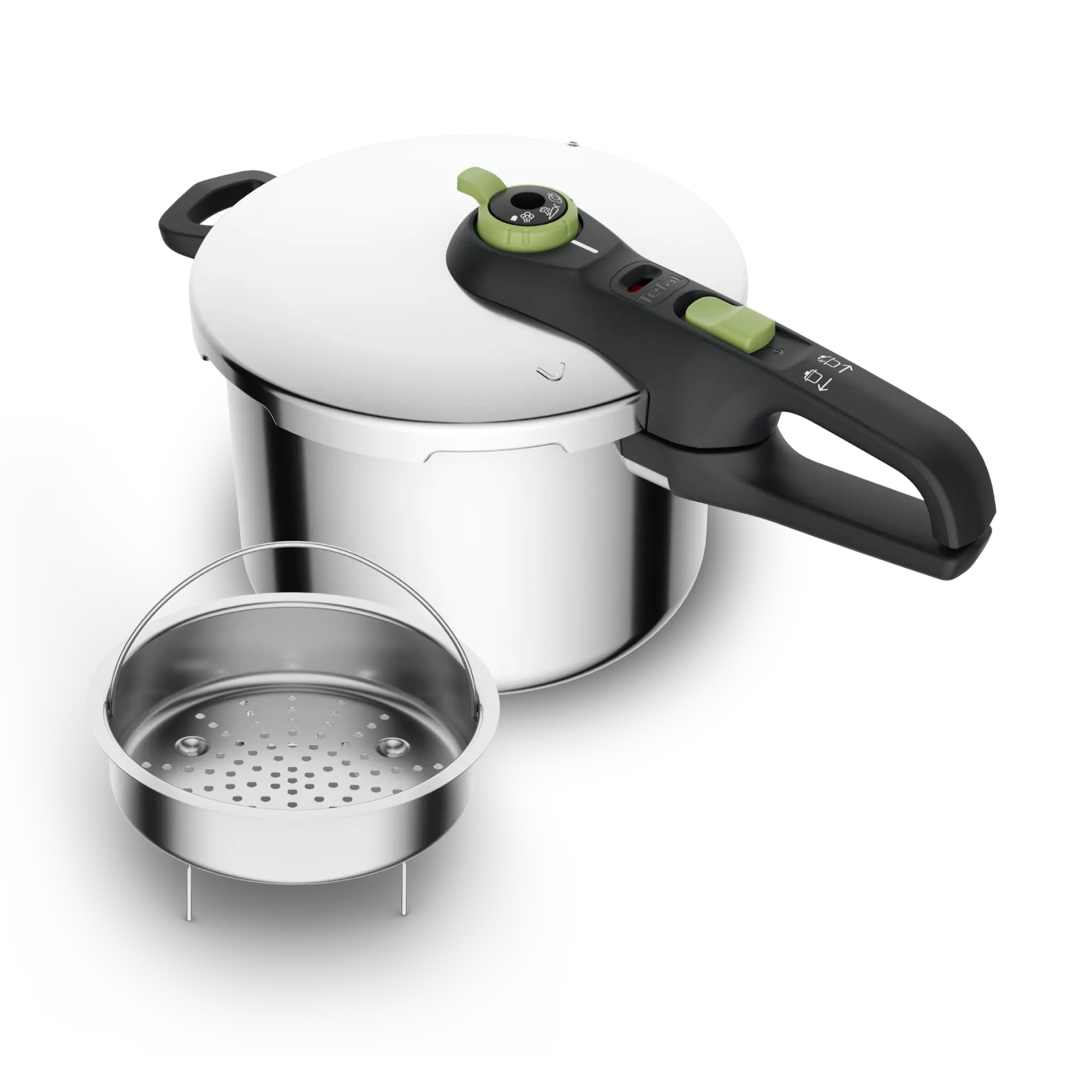 Tefal Secure Trendy Induction Stainless Steel Pressure Cooker 6L