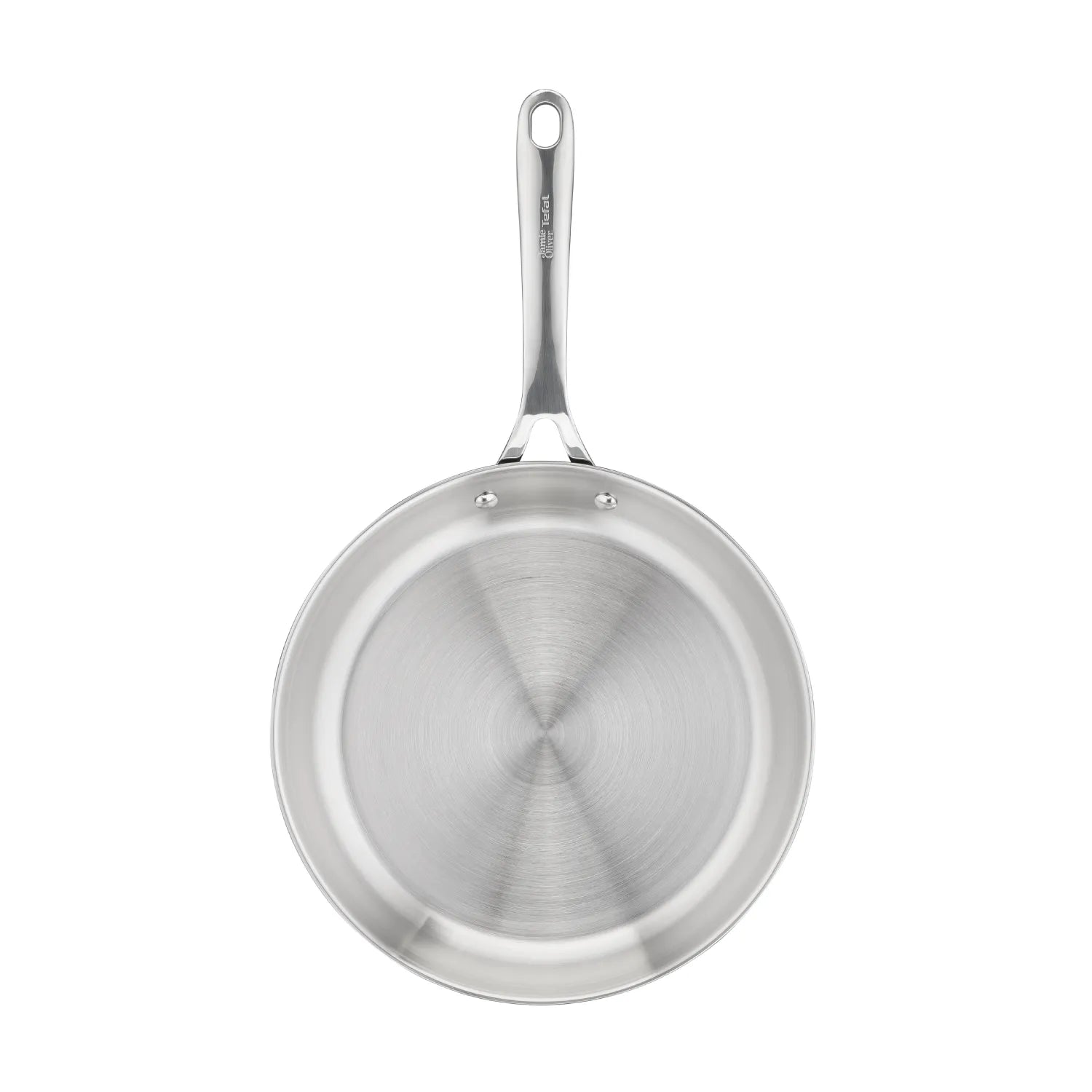 Jamie Oliver by Tefal Cook Smart Induction Stainless Steel Uncoated Frypan 24cm Interior Surface