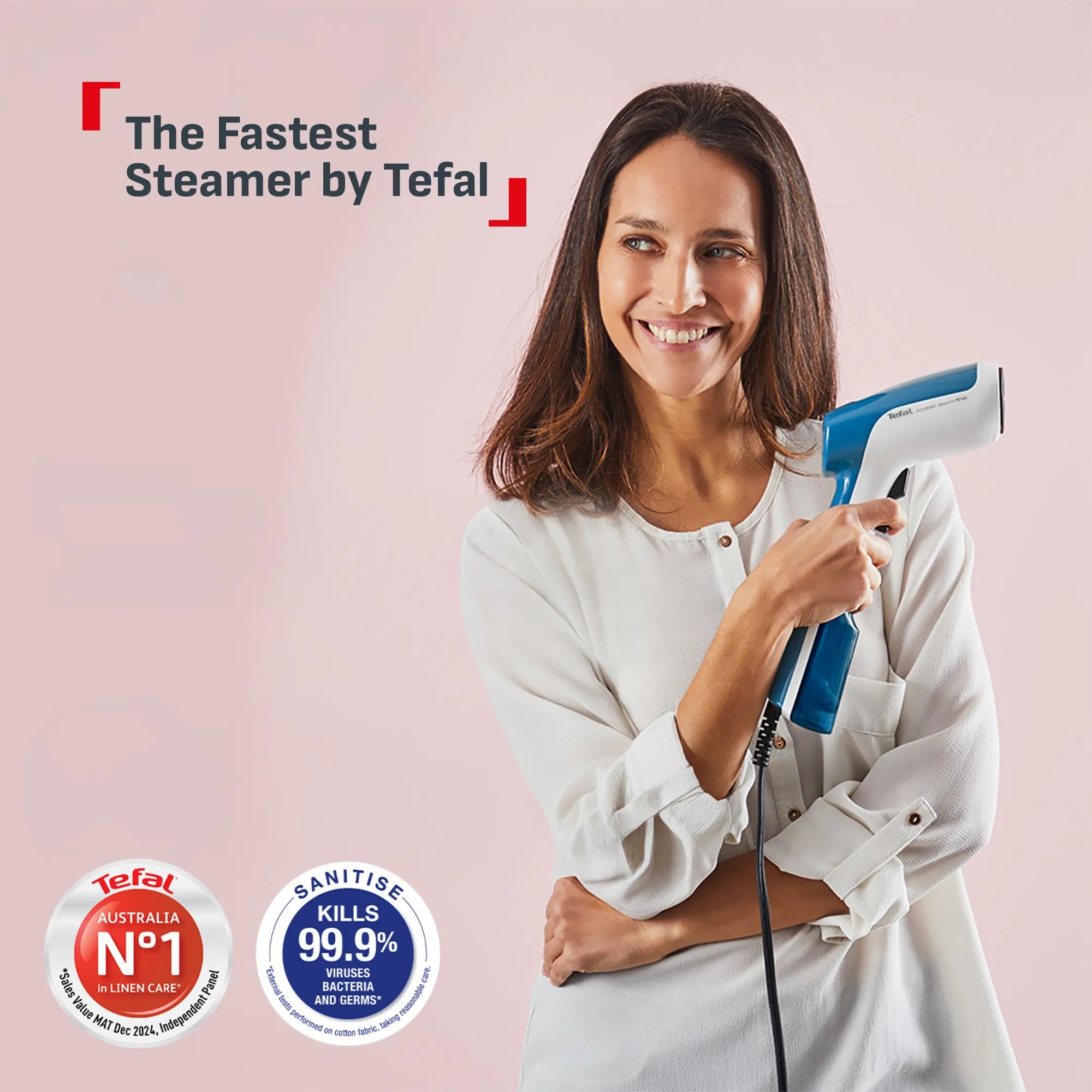 Tefal Access Steam First Garment Steamer DT6130 fastest steamer by Tefal