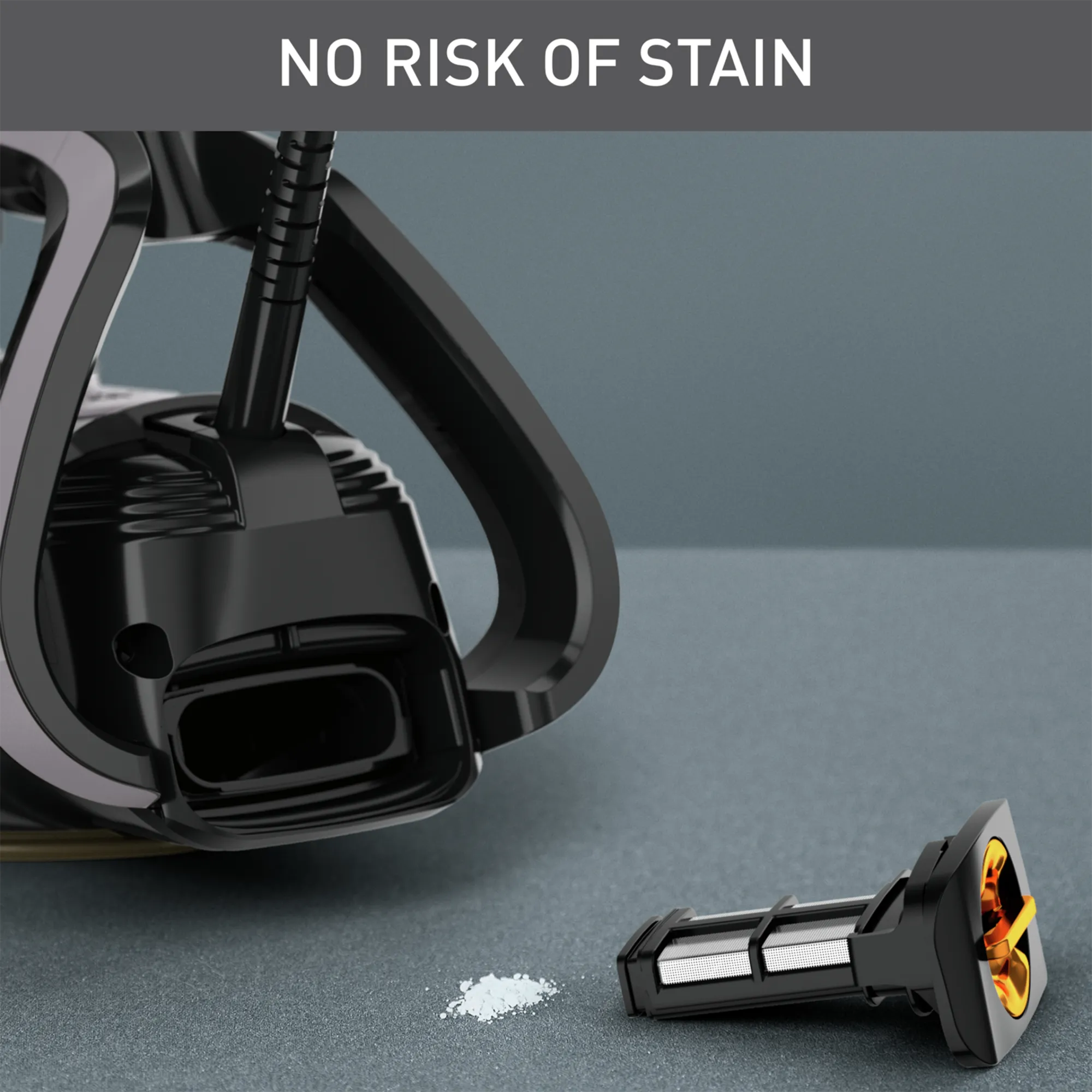 Tefal Puregliss Anti-Calc Shady & Black Steam Iron FV8062 no risk of stain
