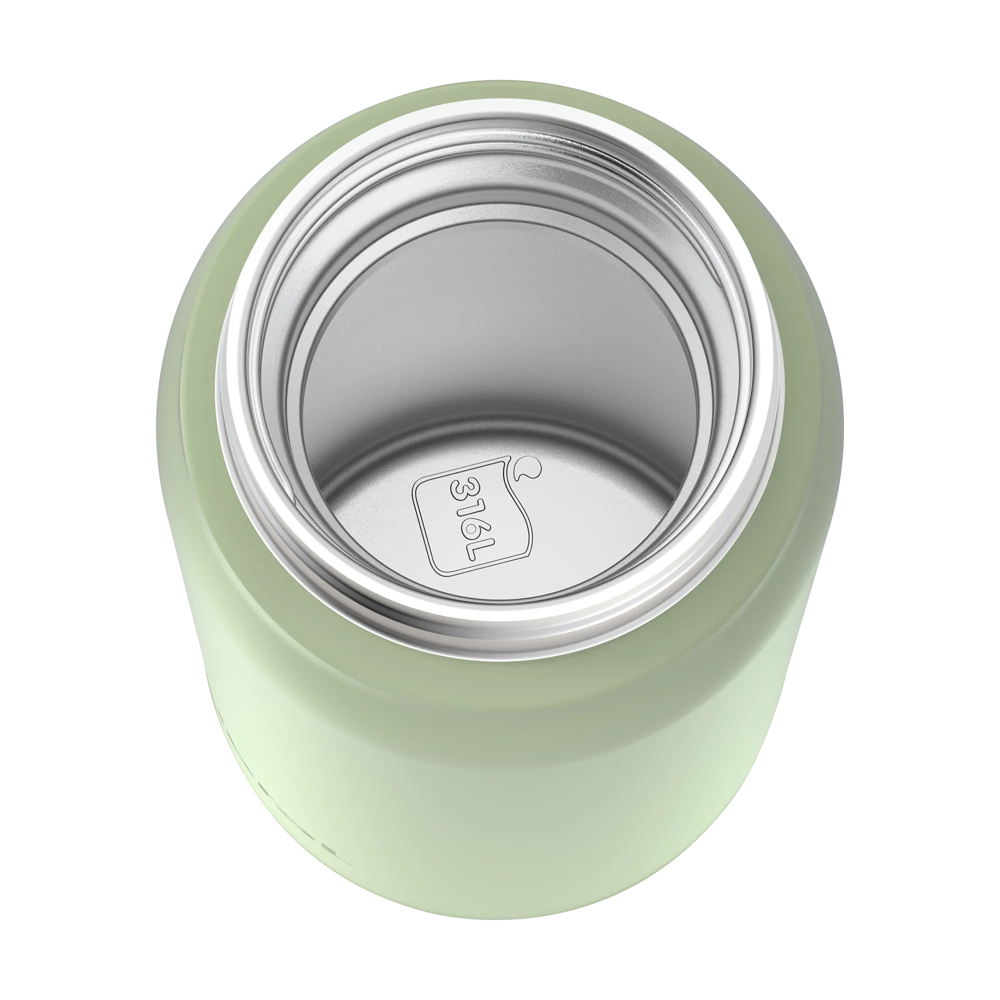 Tefal Easy to Go Stainless Steel Drink Bottle 500ml in Mint Green