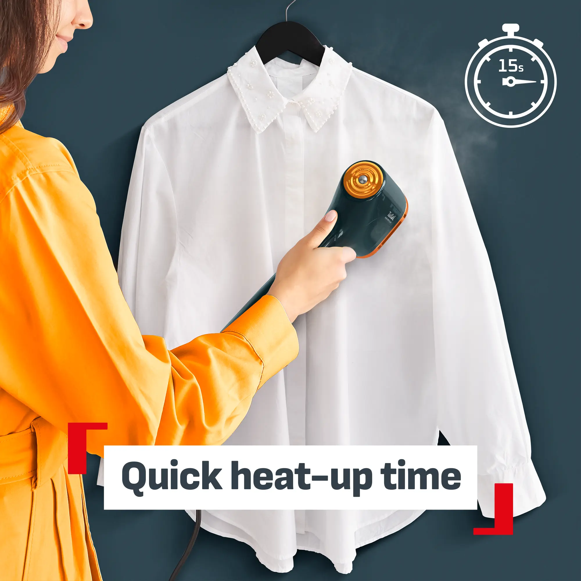 Tefal Pure Pop Handheld Garment Steamer DT2050 - Glam