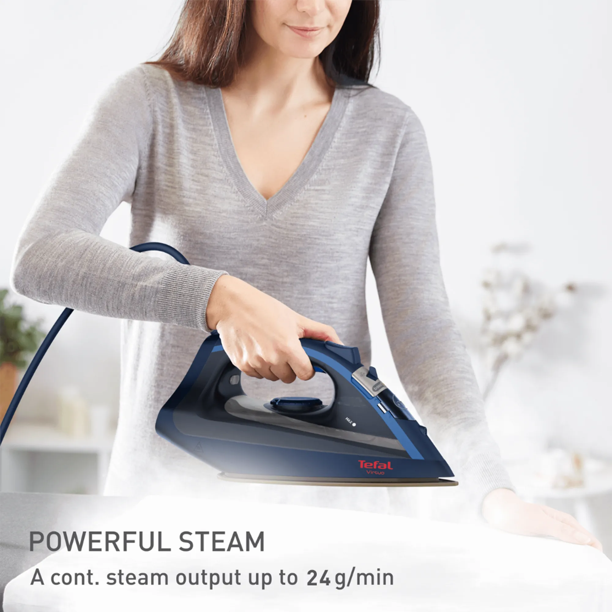 Tefal Virtuo Steam Iron FV1739 Powerful Steam 24g/min