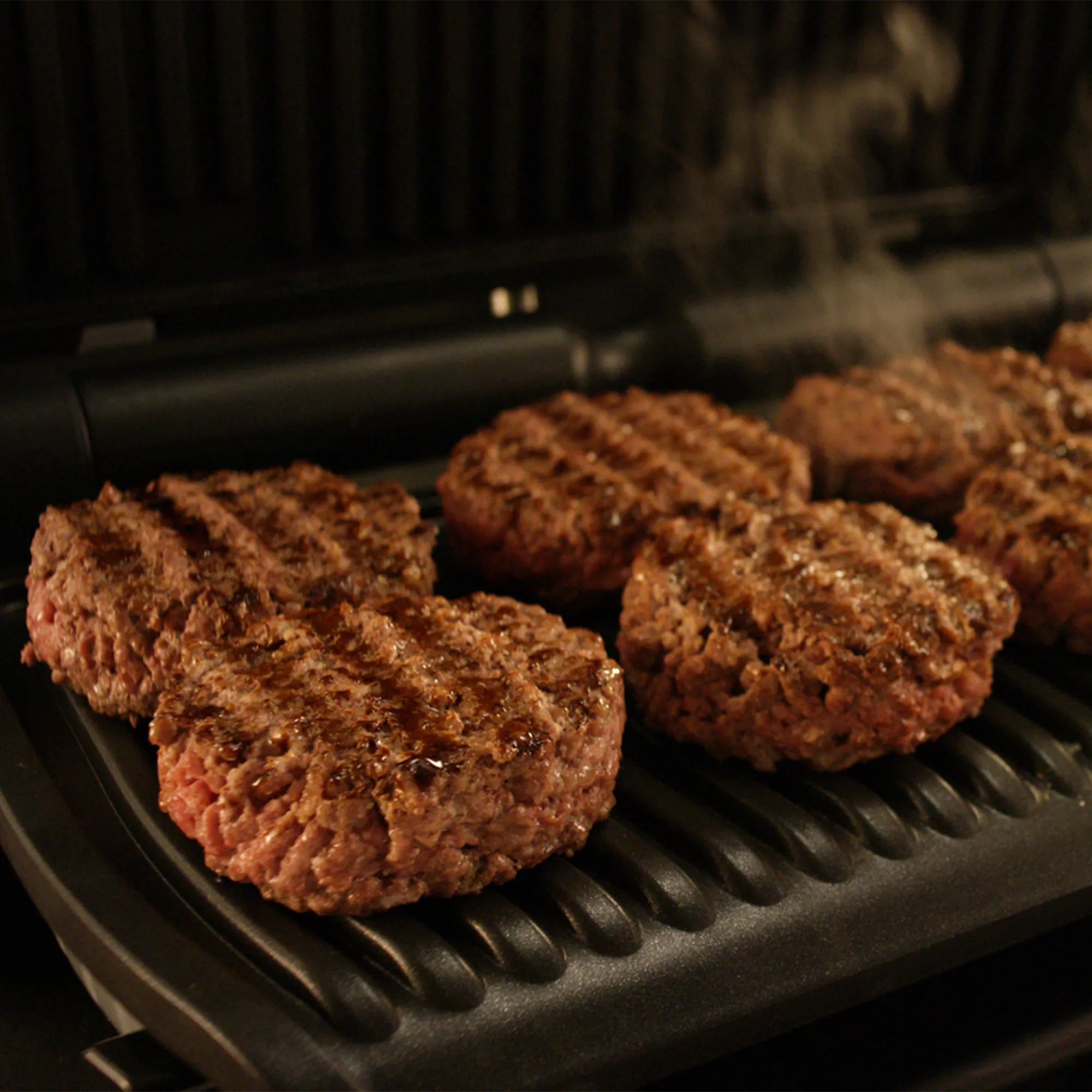 Tefal OptiGrill+ XL Smart Electric Grill GC722 cooking beef