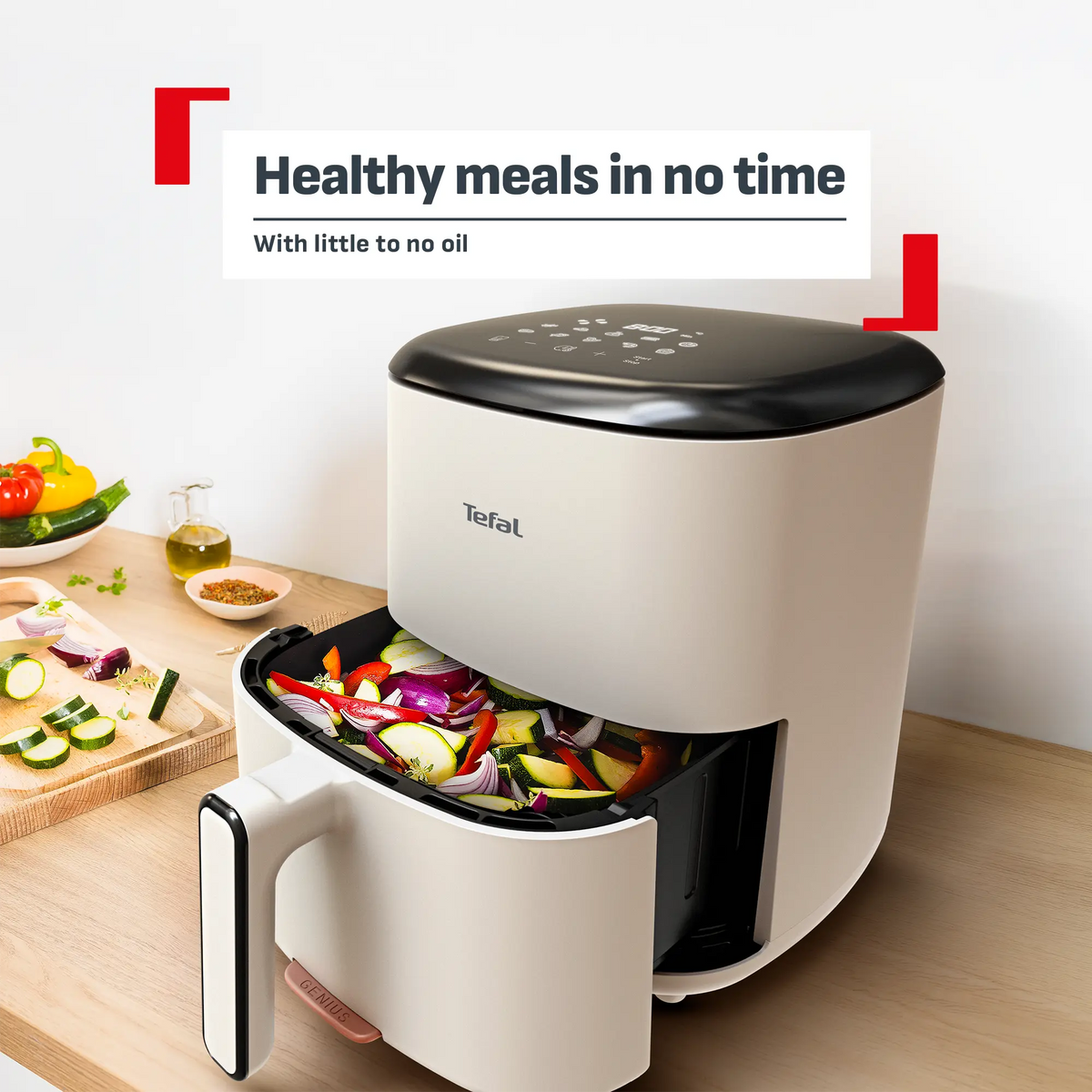 Tefal Easy Fry Max 5L Rise Detachable Front Air Fryer EY246A