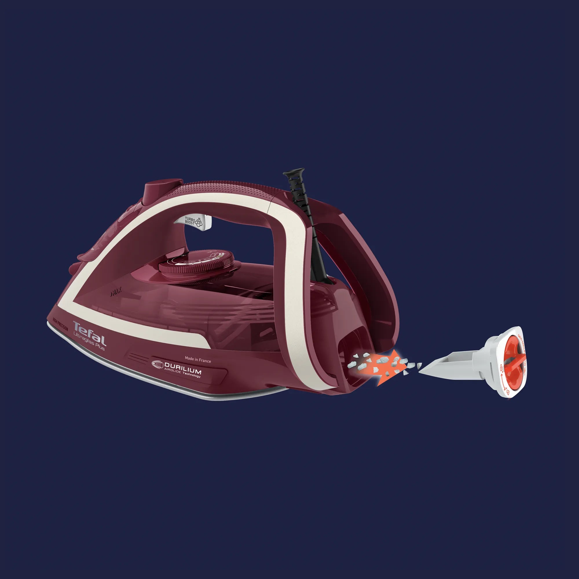 Tefal Ultragliss Anti-Calc Plus Steam Iron FV6845 Calc Collector