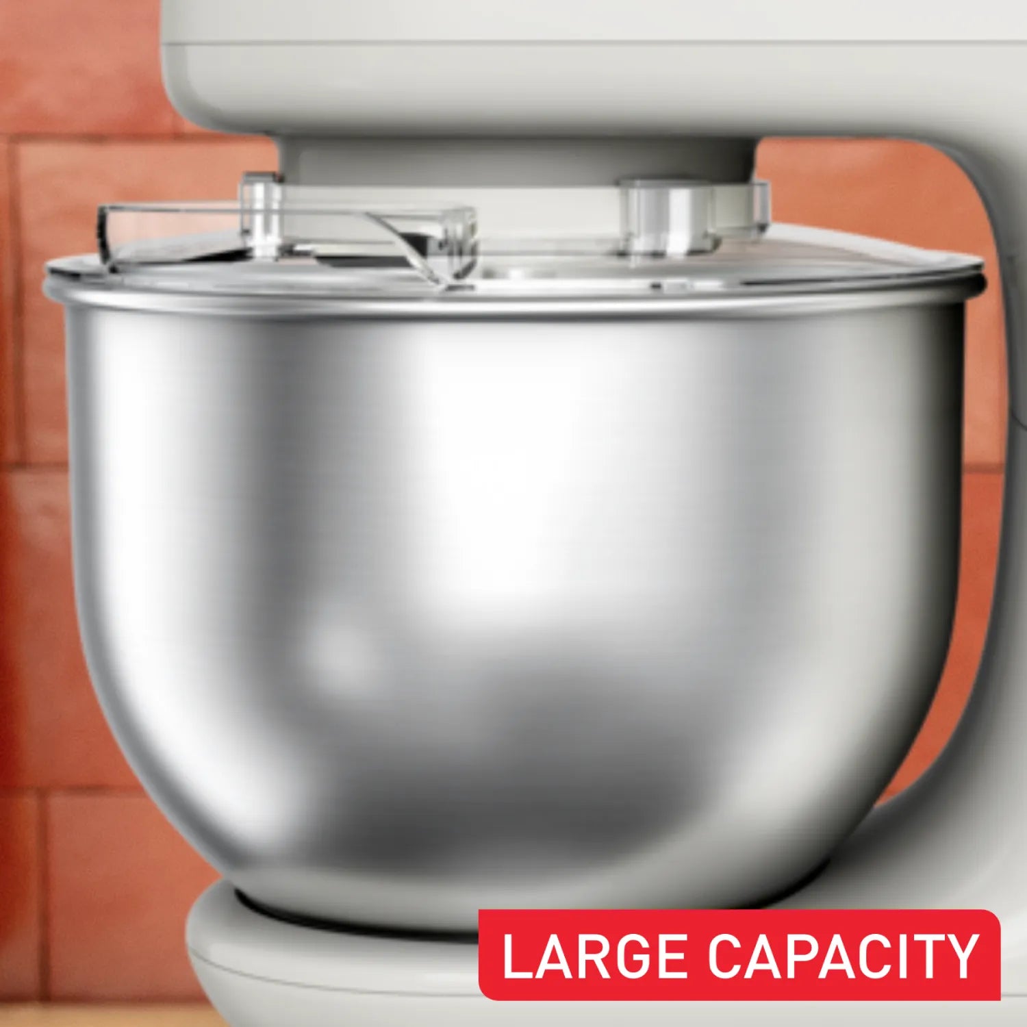 Tefal Bake Essential Stand Mixer White QB1601 large 4.8L capacity