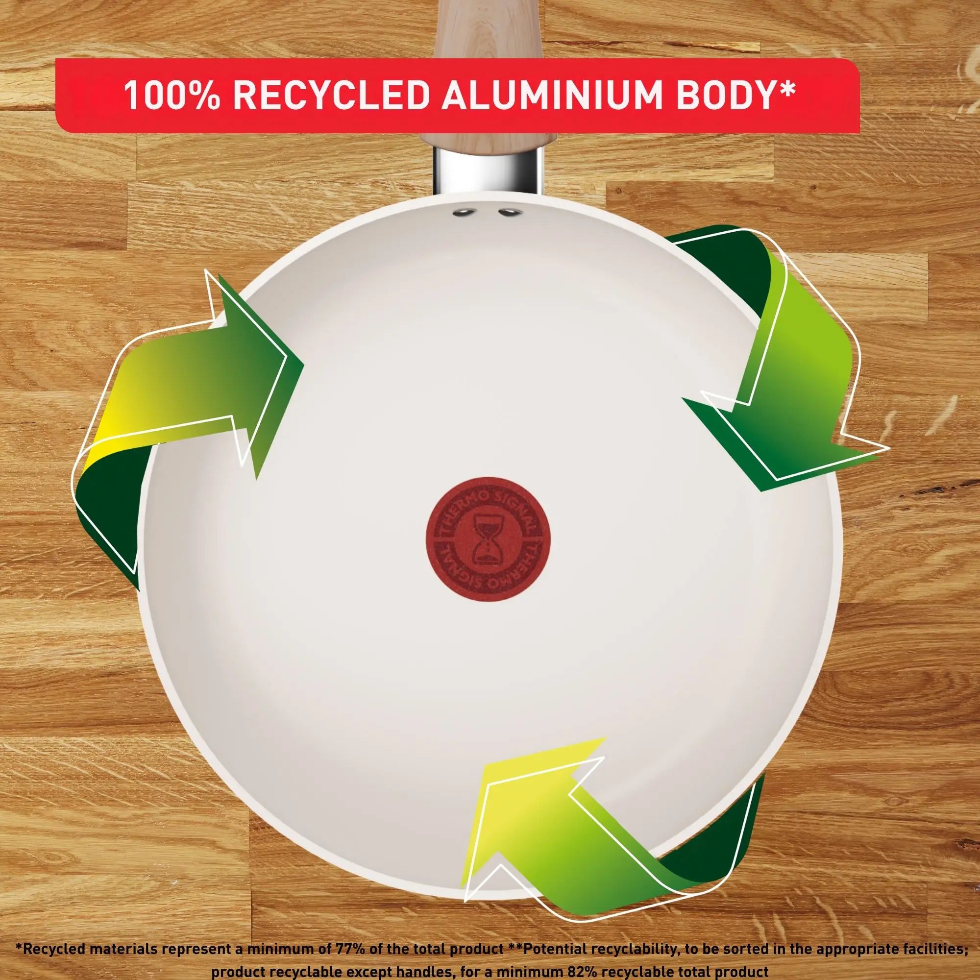 Tefal Vivaceram Induction Ceramic Beige 5pc Cookware Set