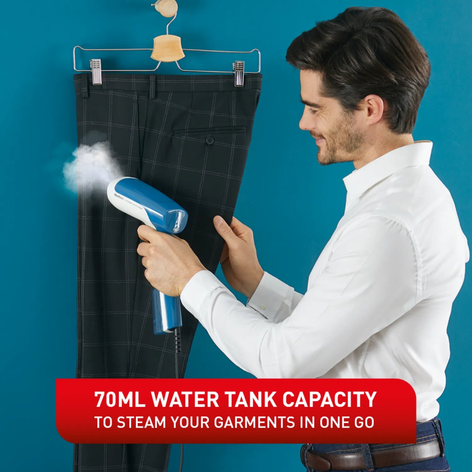 Tefal Access Steam First Garment Steamer DT6130 70ml water tank capacity