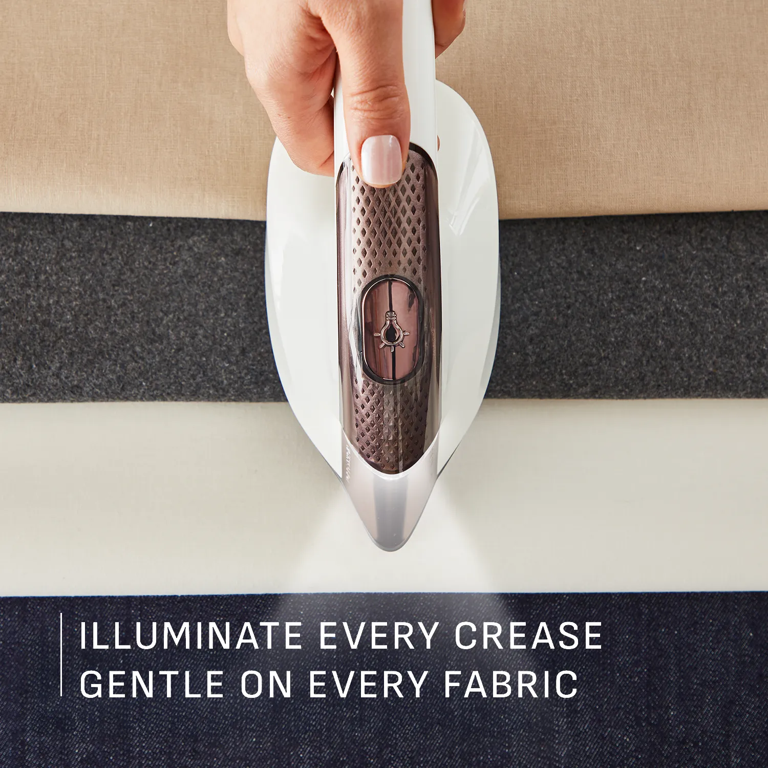 Tefal IXEO Vision All in One Garment Care Solution QT1811 illuminate every crease and gentle on every fabric