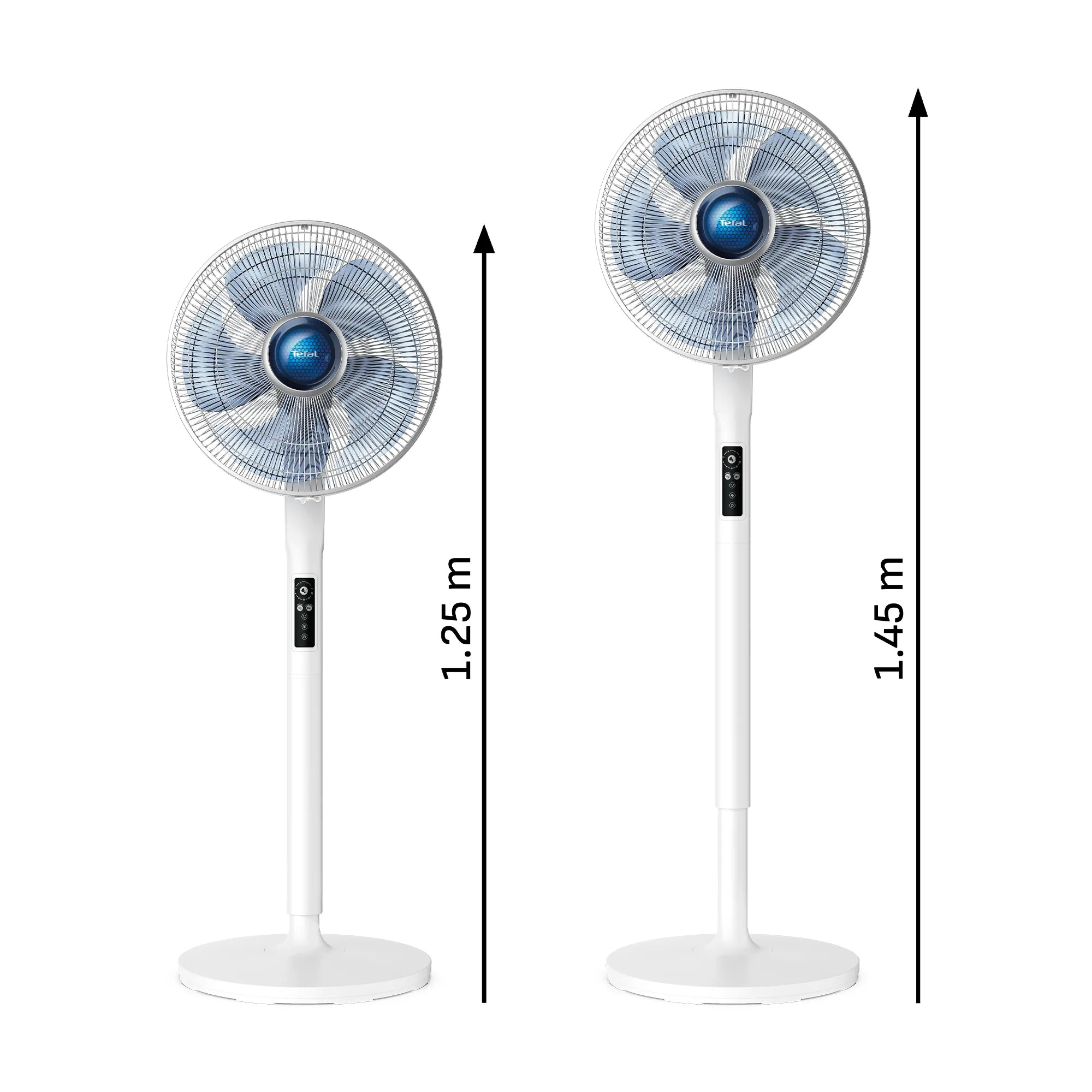 Tefal Turbo Silence Extreme+ Stand Fan VF5870 Dimensions