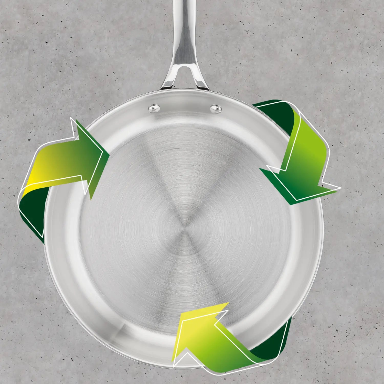 Jamie Oliver by Tefal Cook Smart Induction Stainless Steel Uncoated Frypan 24cm