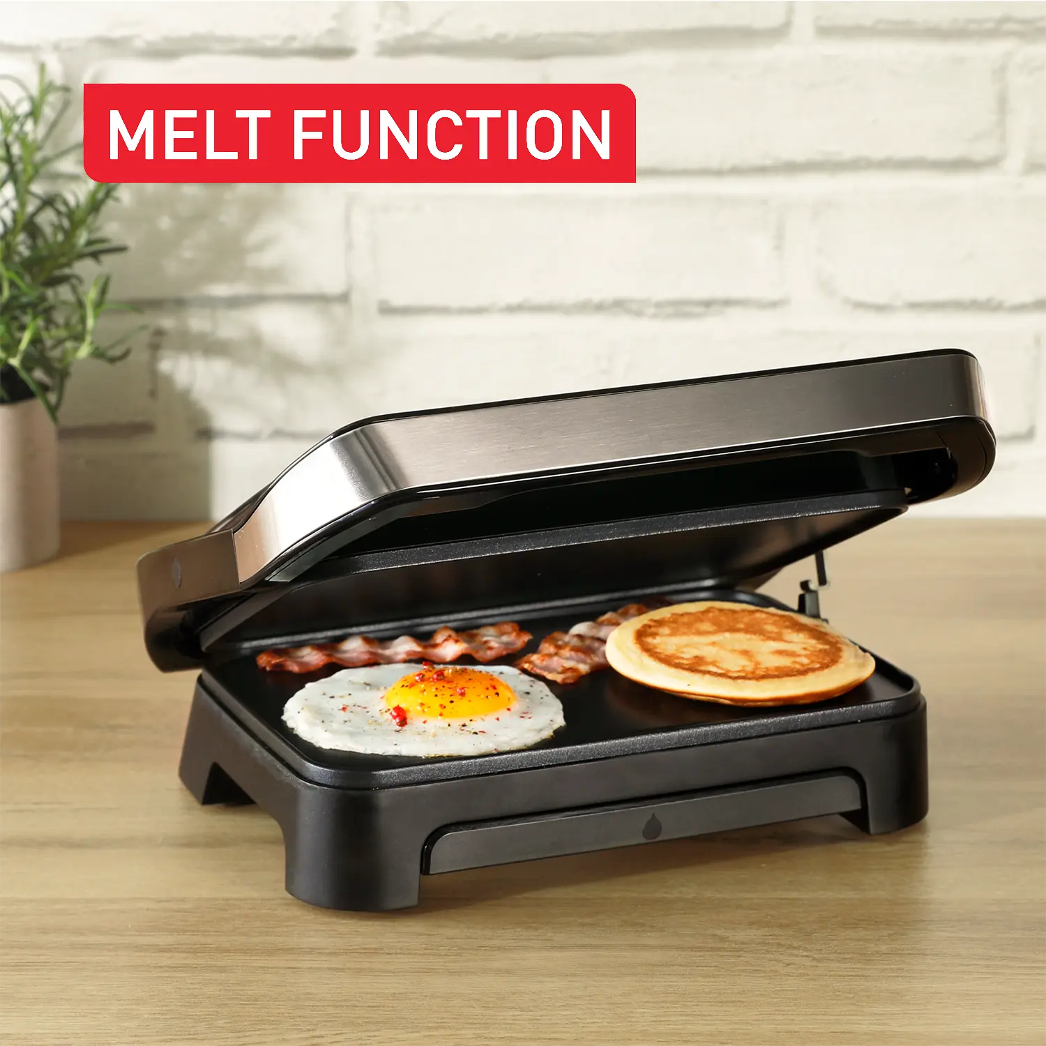 Tefal Inicio Compact Sandwich Press 2-Slice GC27A8 with melt function